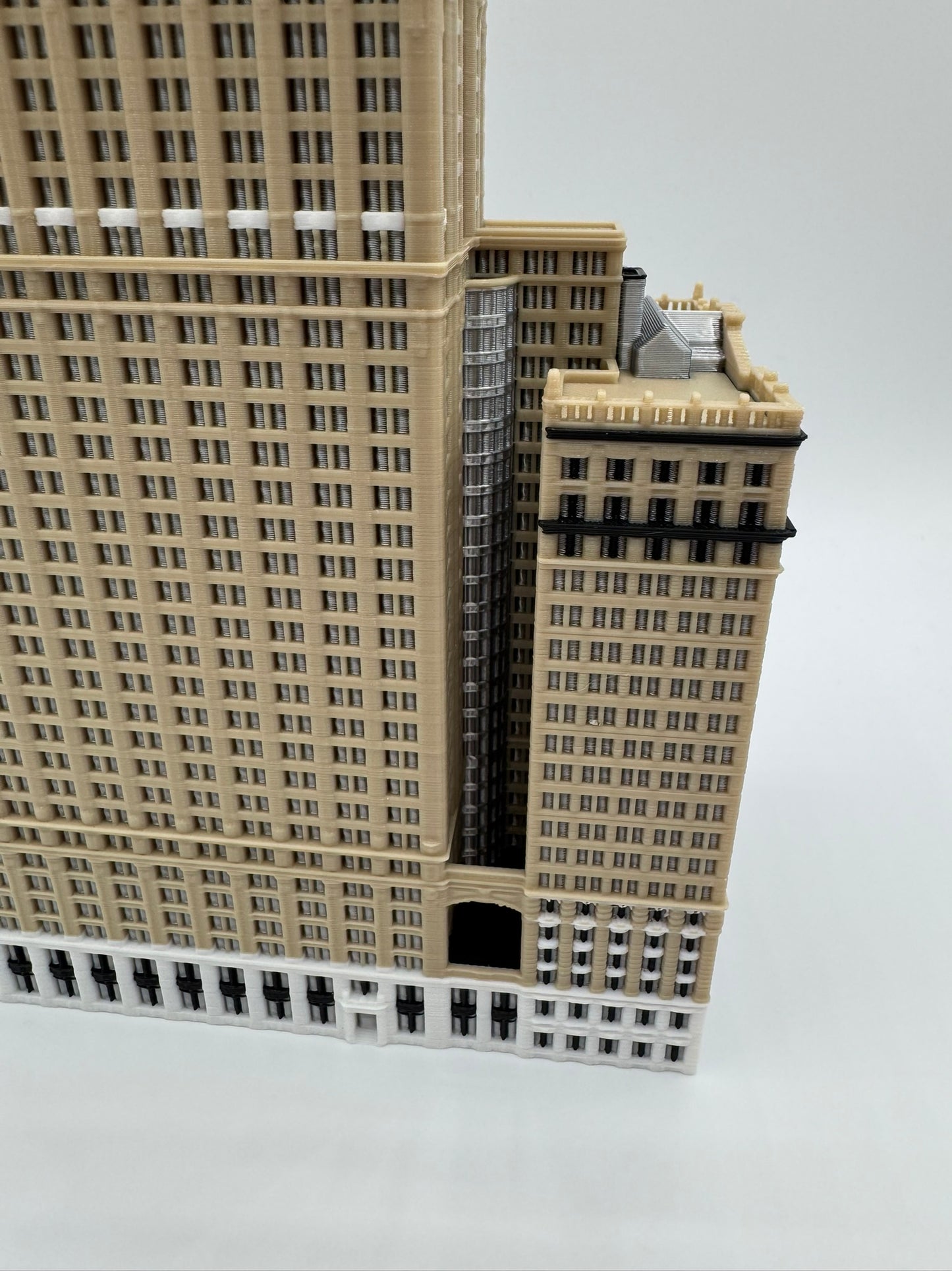 Whitehall Building Model- 3D Printed Full Color