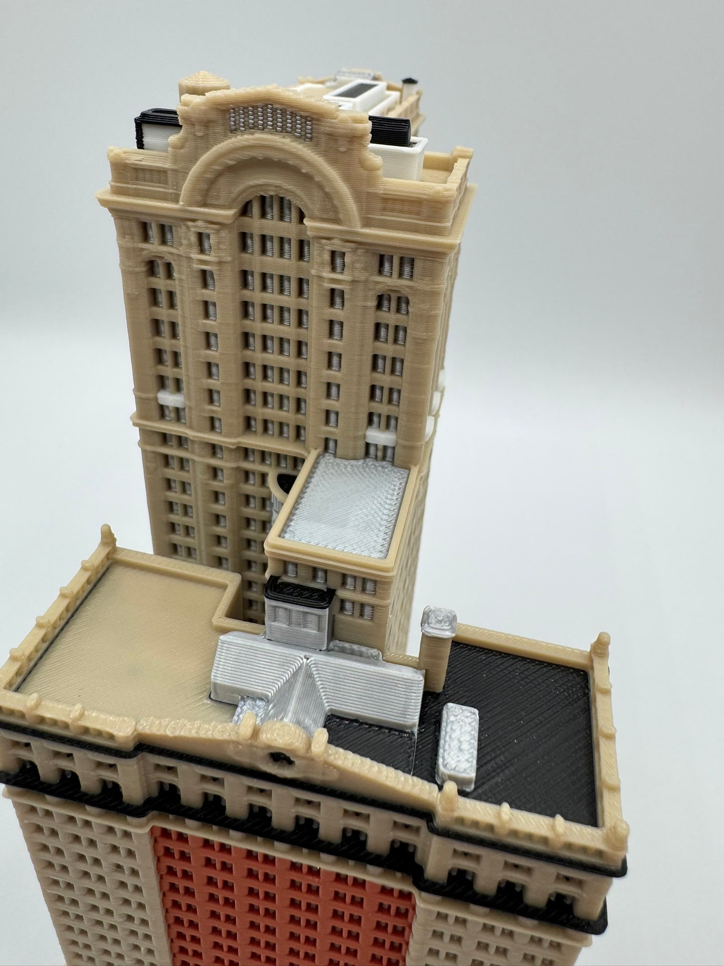 Whitehall Building Model- 3D Printed Full Color