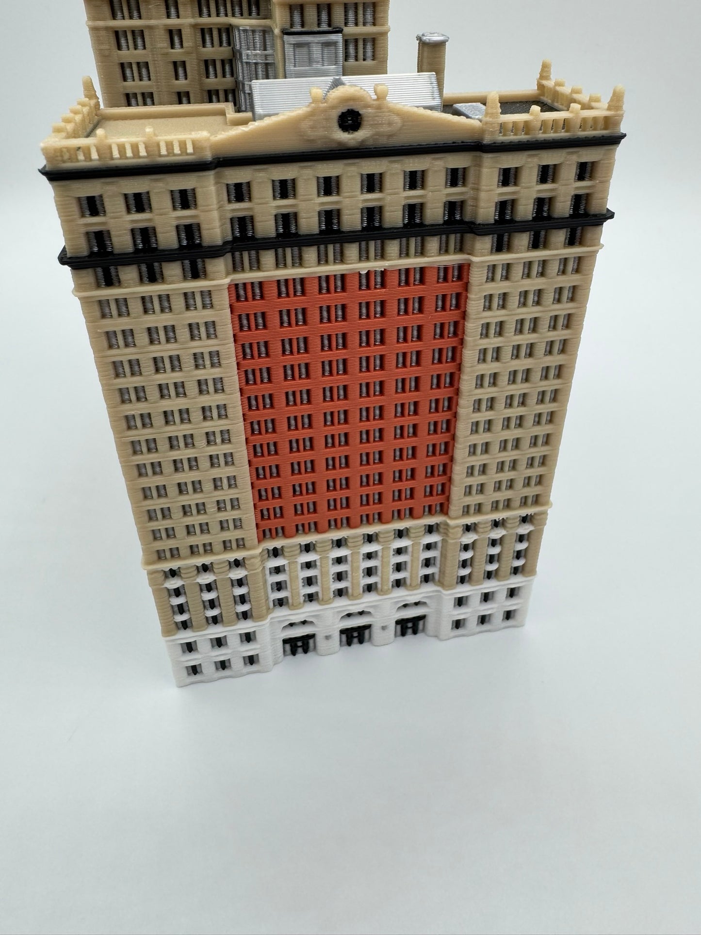 Whitehall Building Model- 3D Printed Full Color