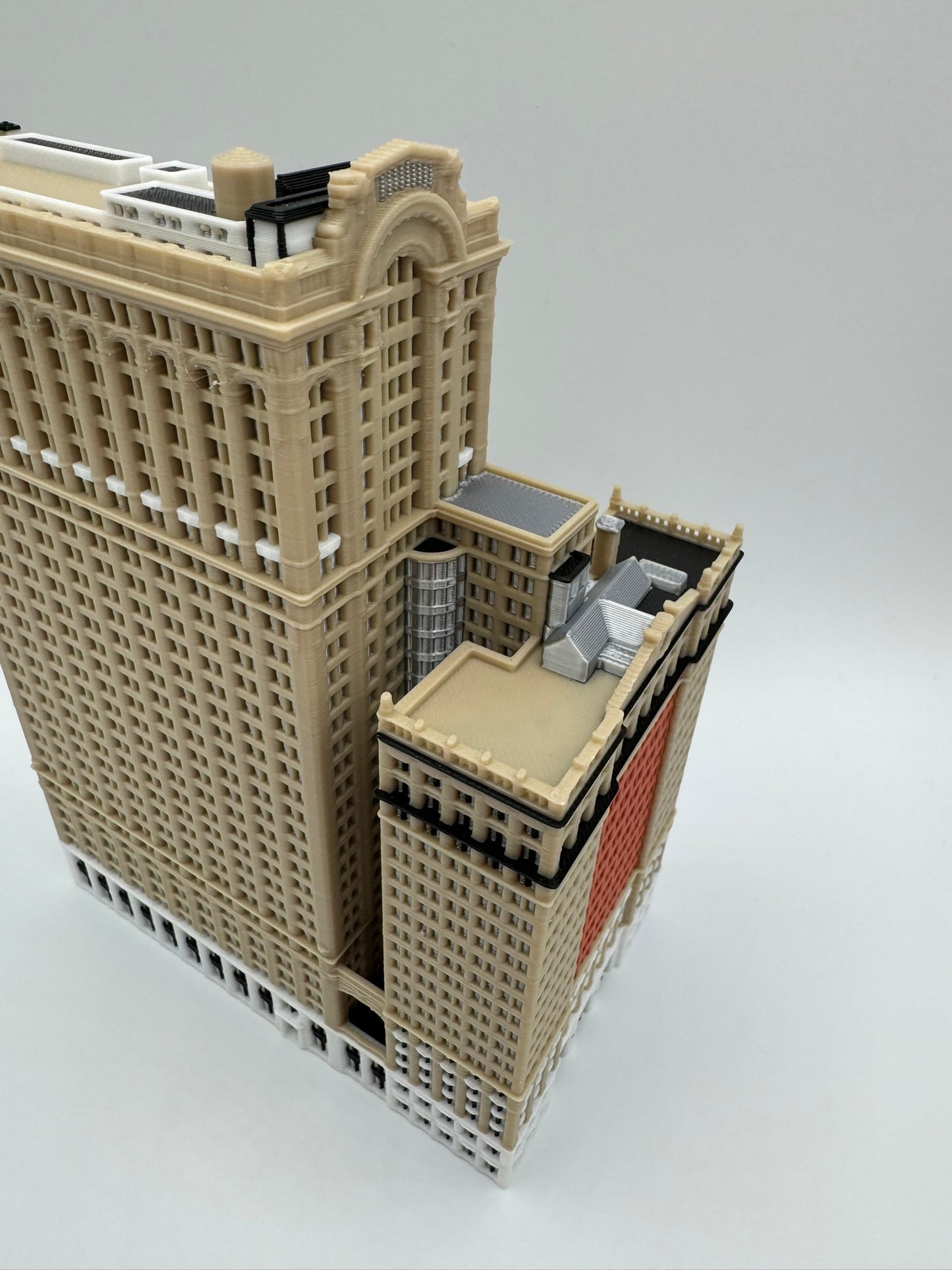 Whitehall Building Model- 3D Printed Full Color