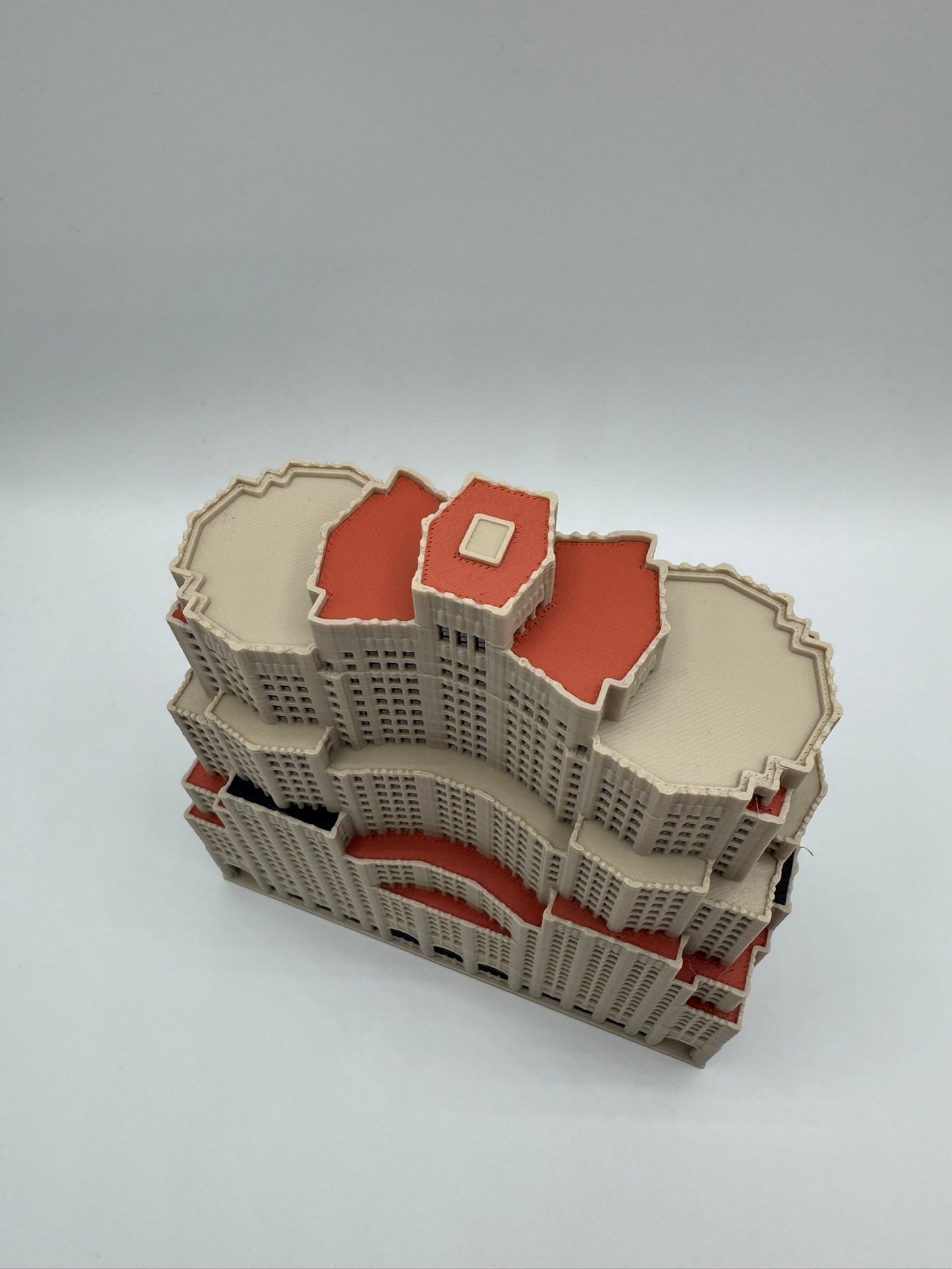 Metropolitan Life North Building Model- 3D Printed Full Color