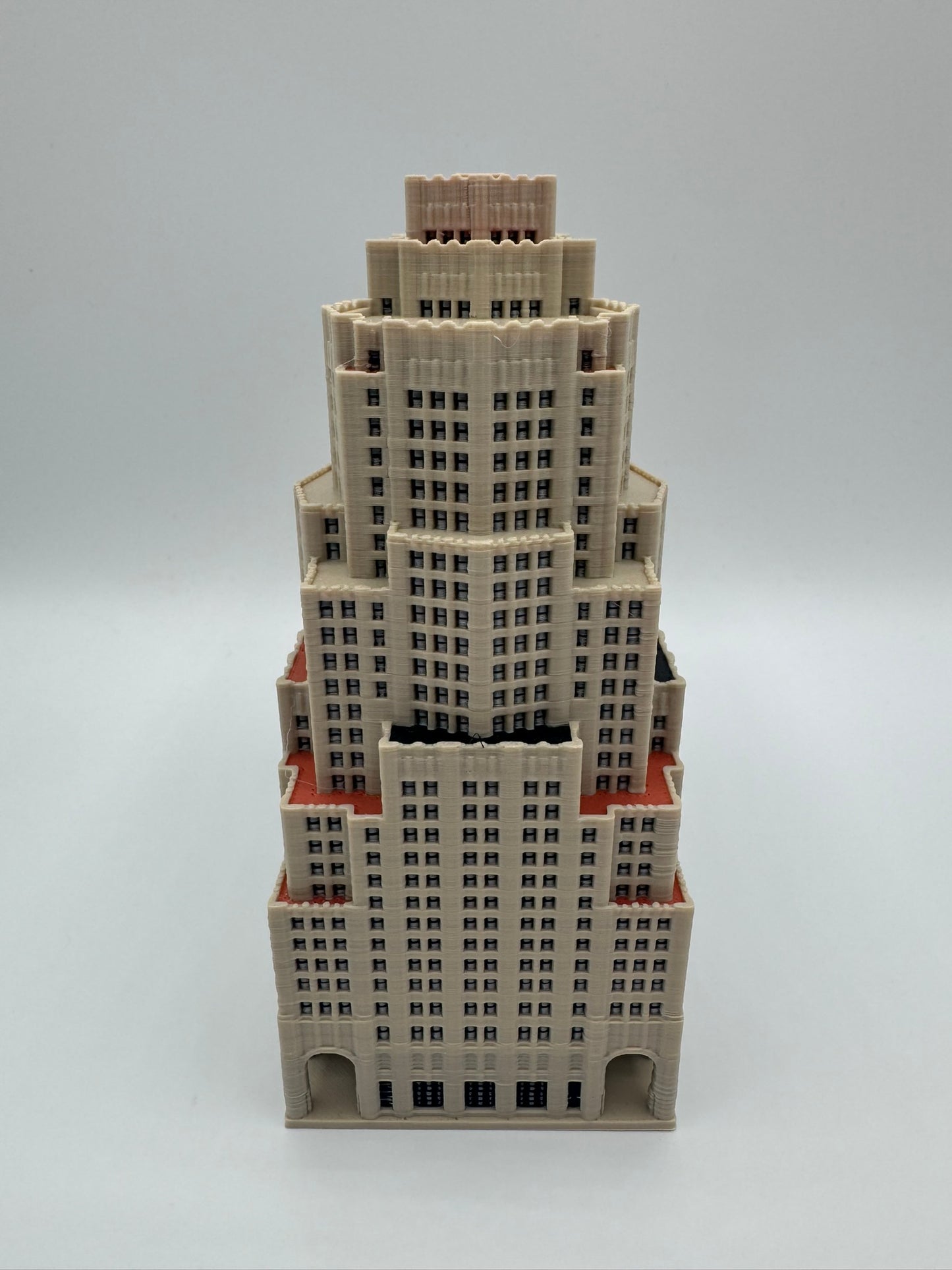 Metropolitan Life North Building Model- 3D Printed Full Color