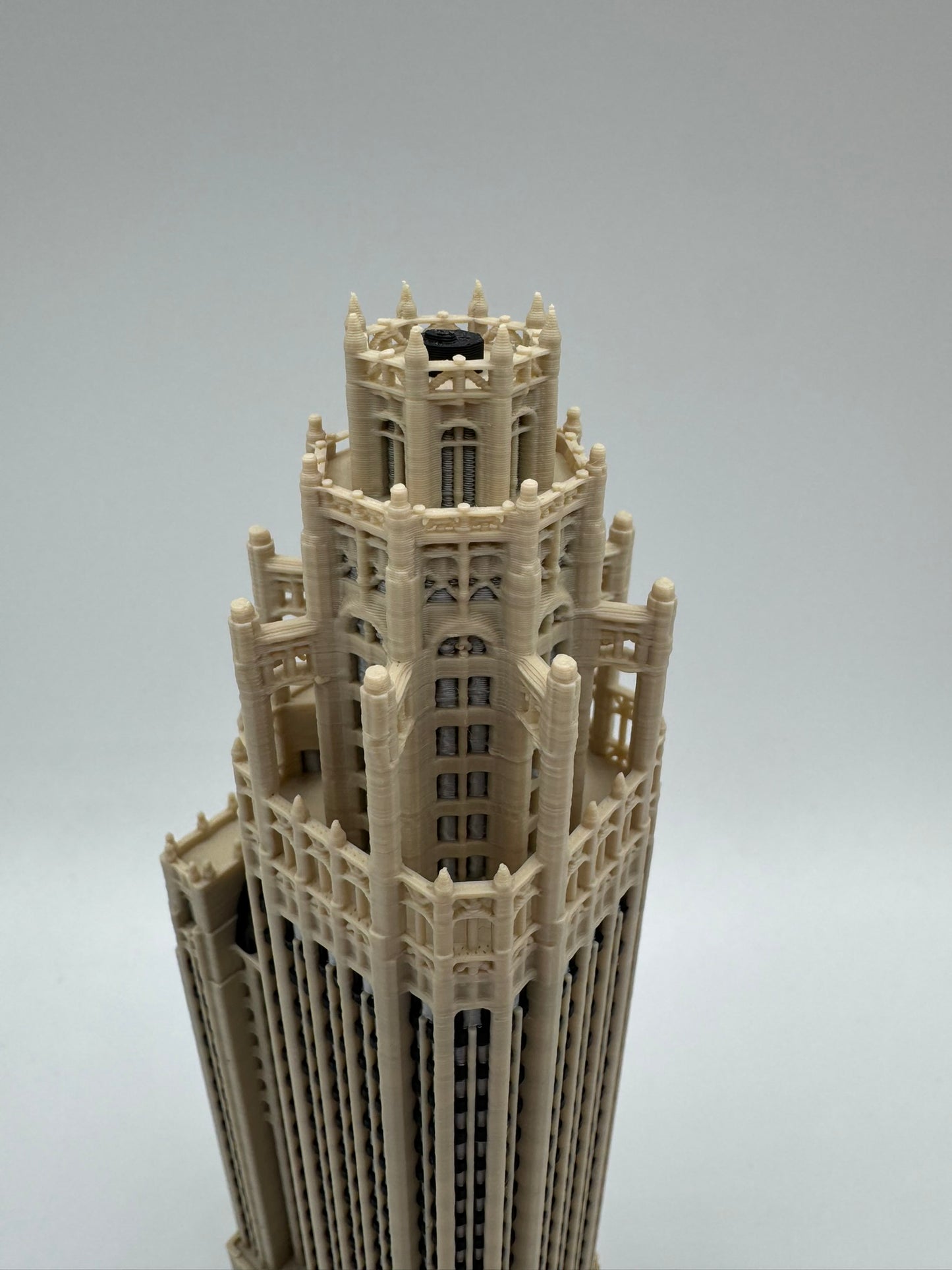 Tribune Tower Model- 3D Printed Full Color