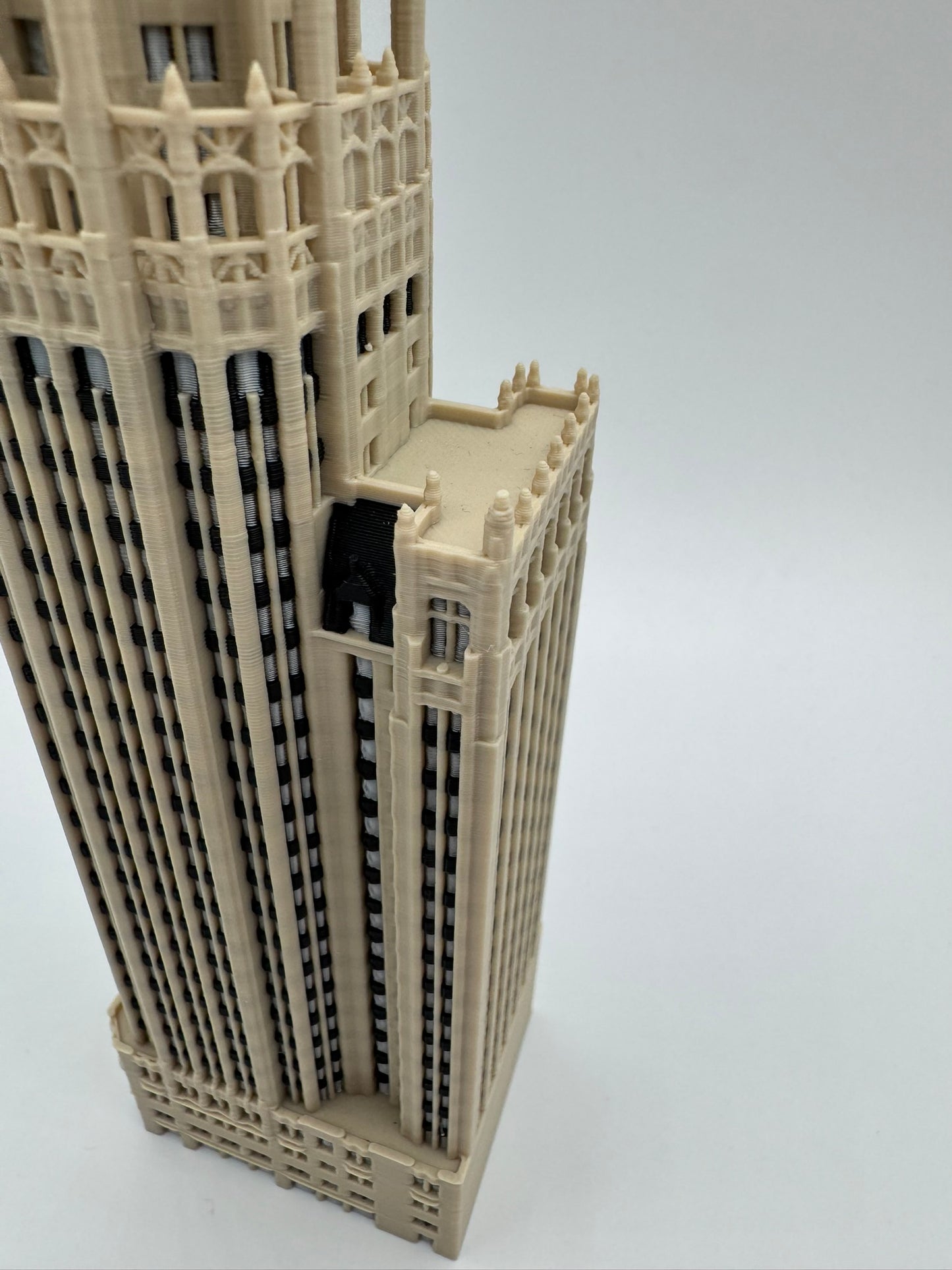 Tribune Tower Model- 3D Printed Full Color