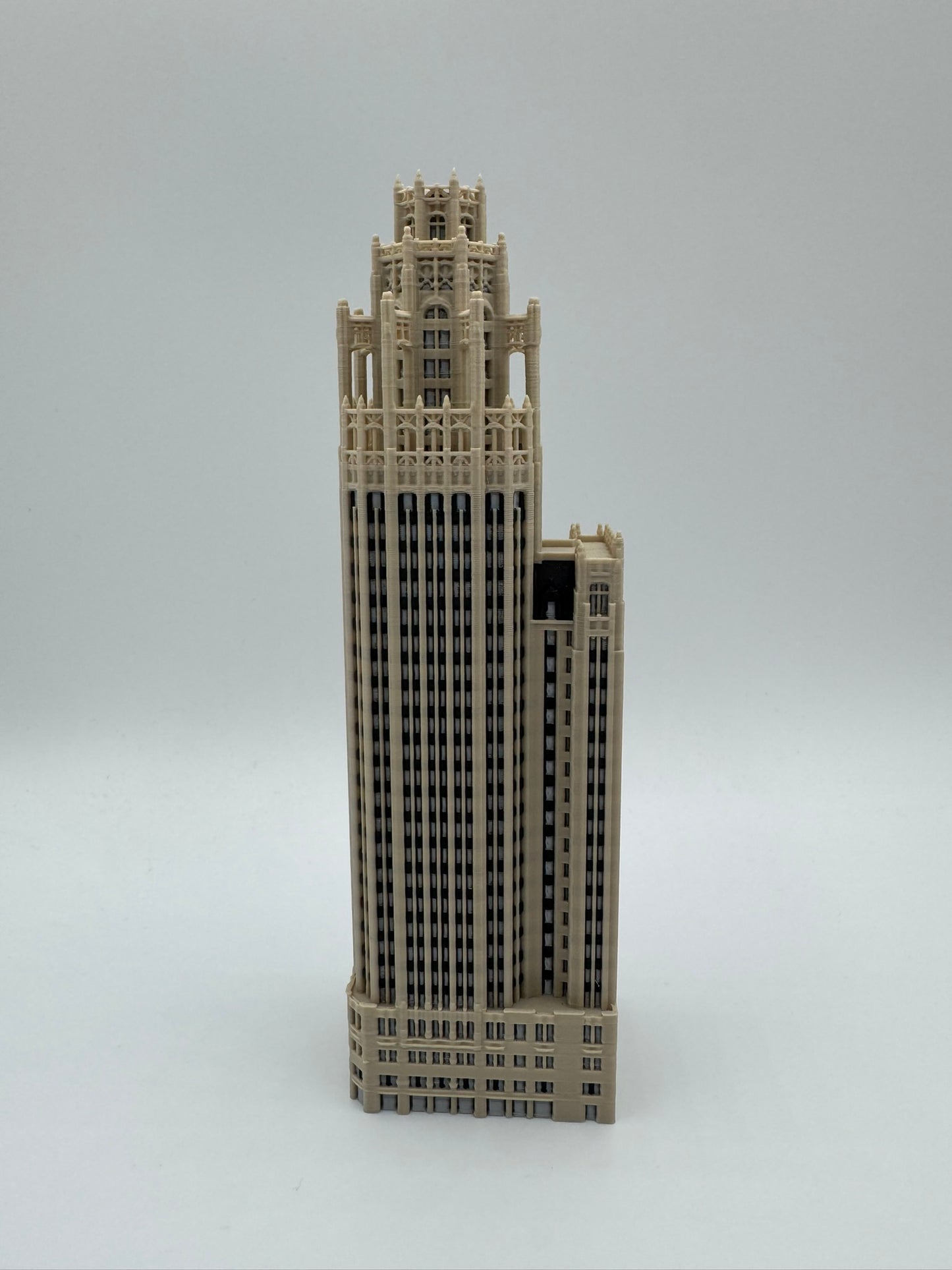Tribune Tower Model- 3D Printed Full Color