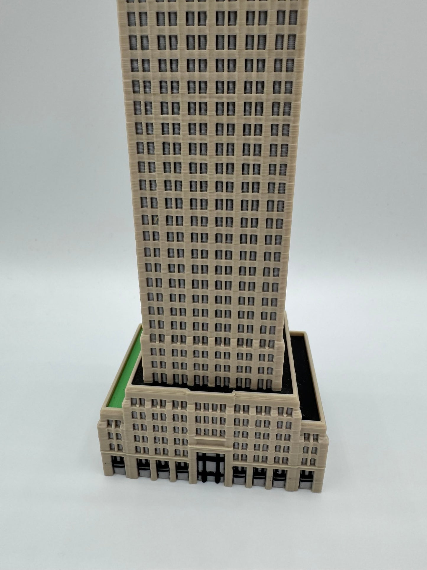 Gulf Tower Model- 3D Printed Full Color
