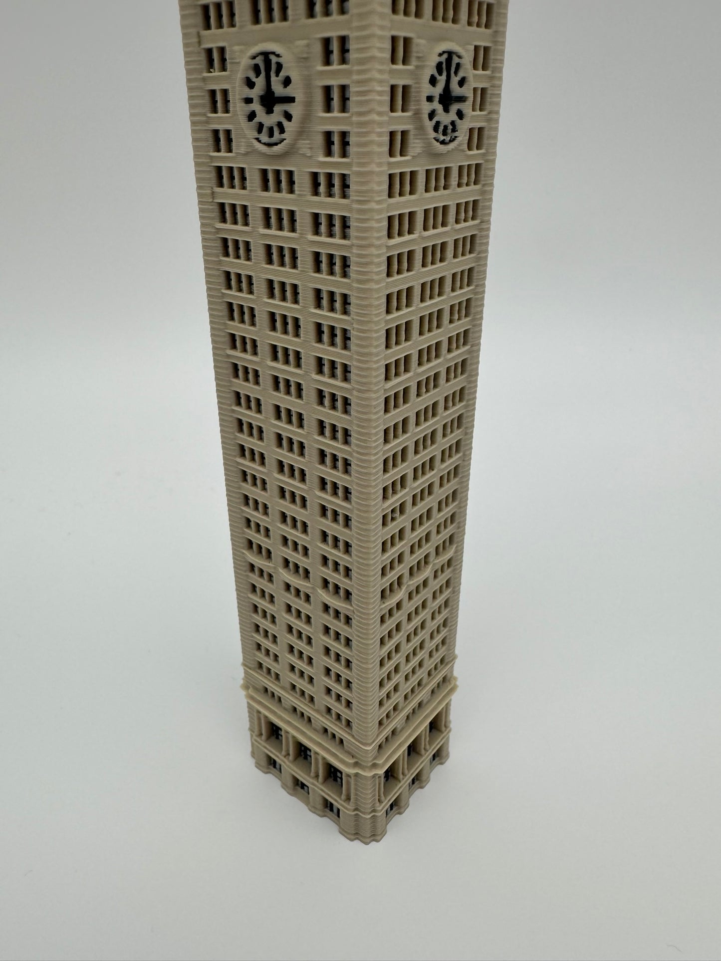 Metropolitan Life Tower Model- 3D Printed Full Color