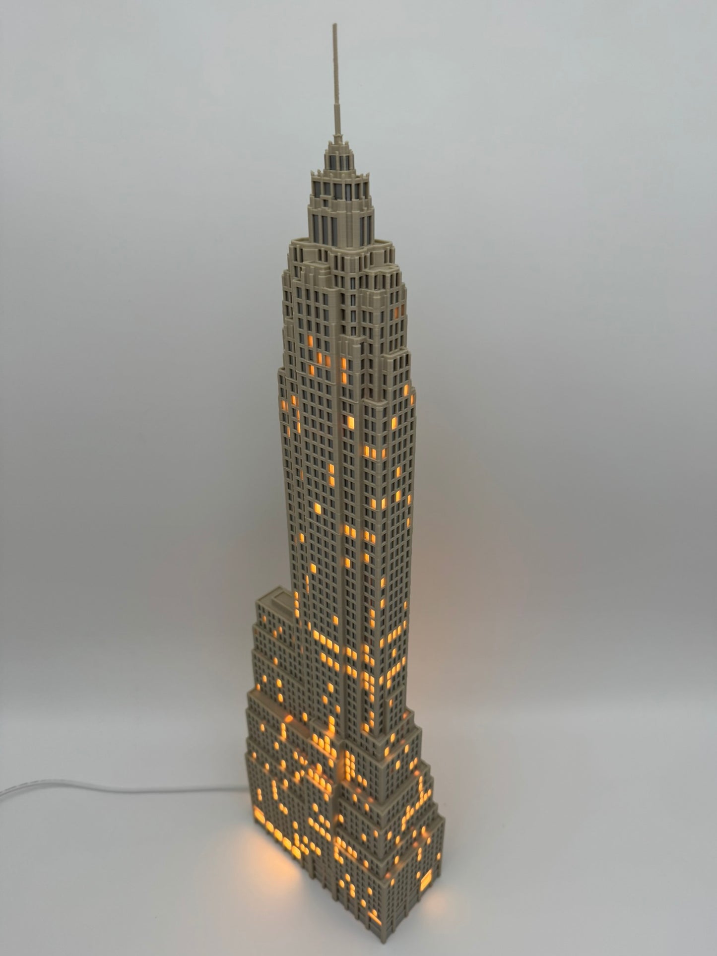 American International Building Light Up Model- 3D Printed