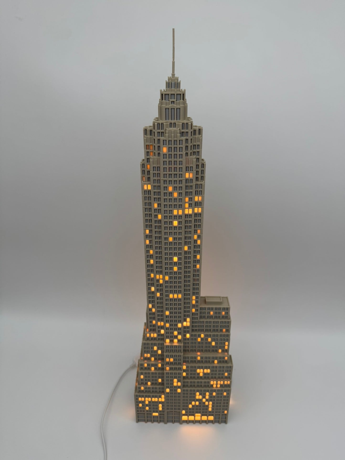 American International Building Light Up Model- 3D Printed