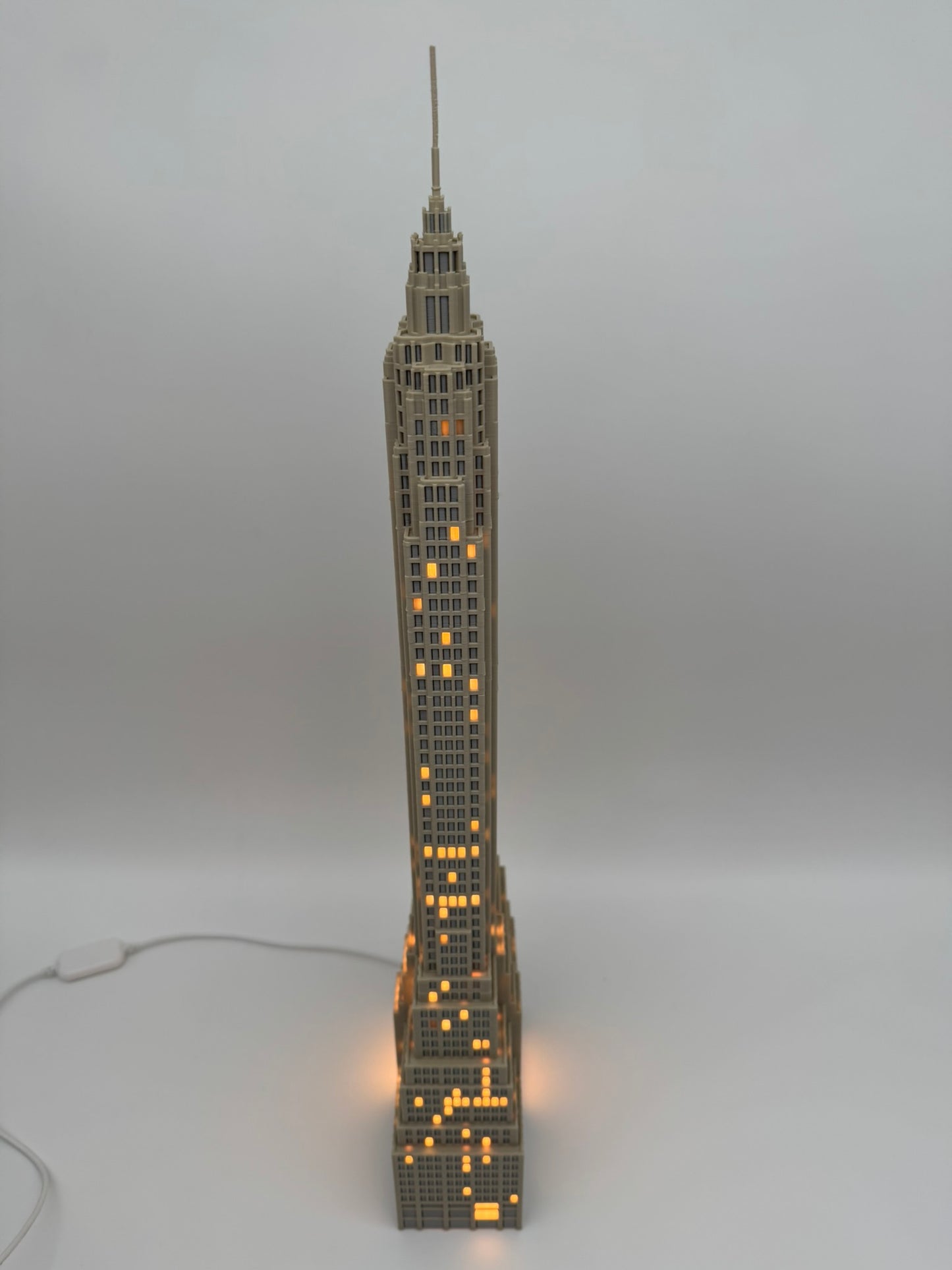 American International Building Light Up Model- 3D Printed