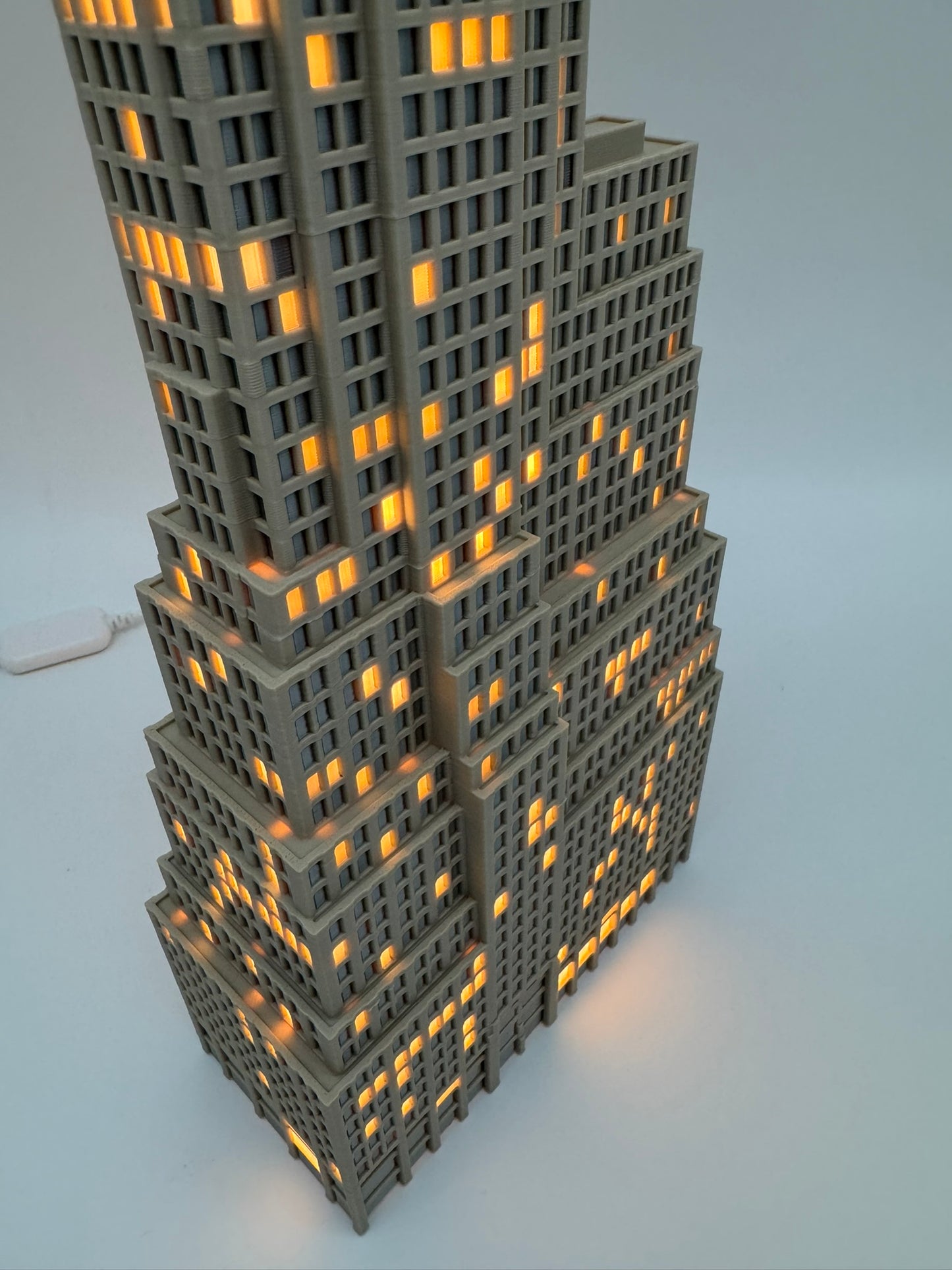 American International Building Light Up Model- 3D Printed