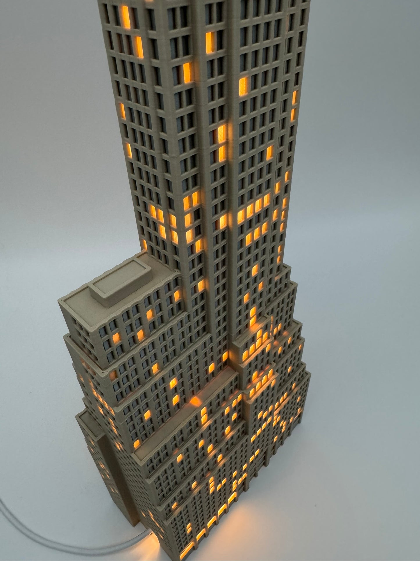 American International Building Light Up Model- 3D Printed