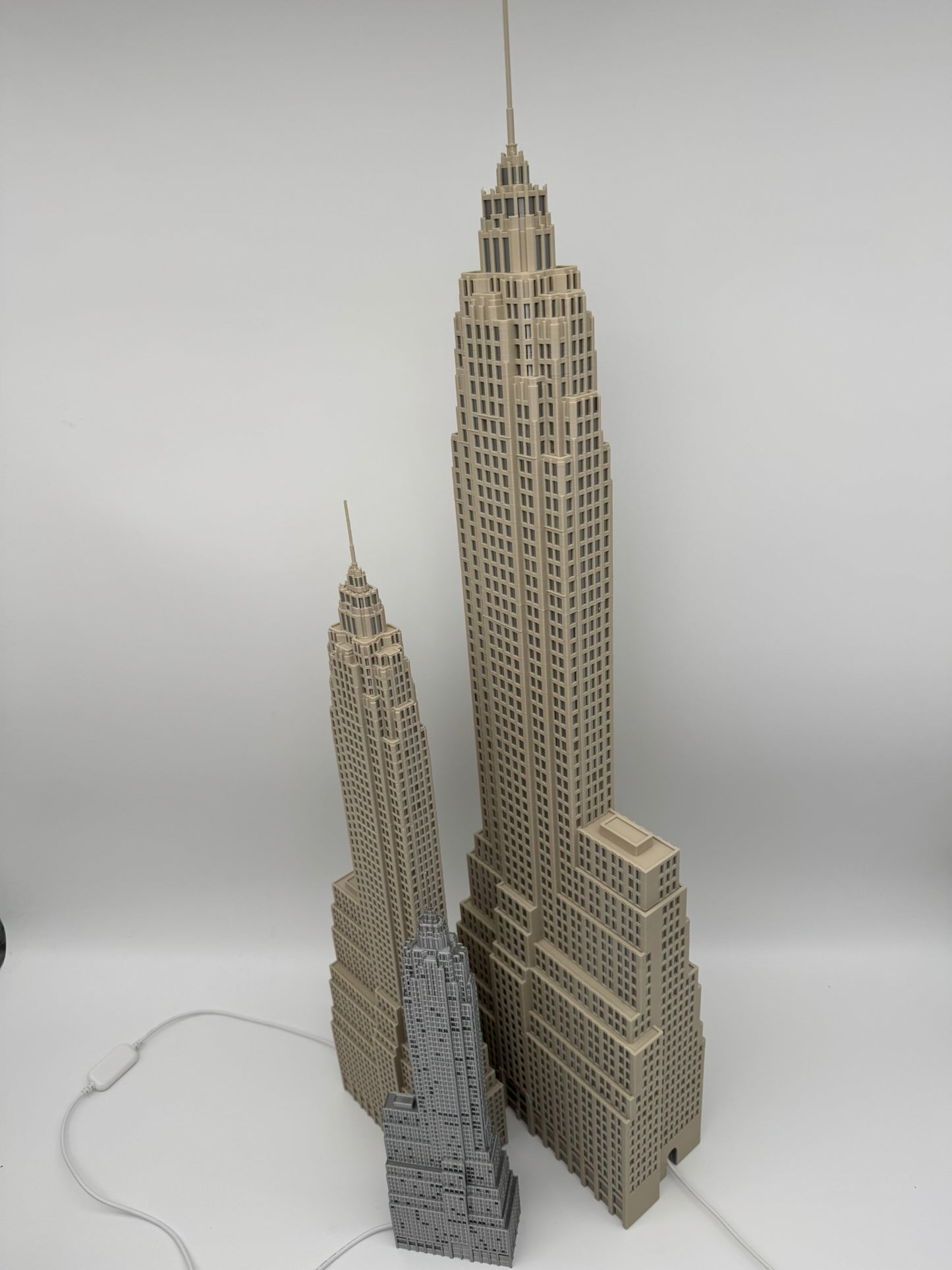 American International Building Light Up Model- 3D Printed