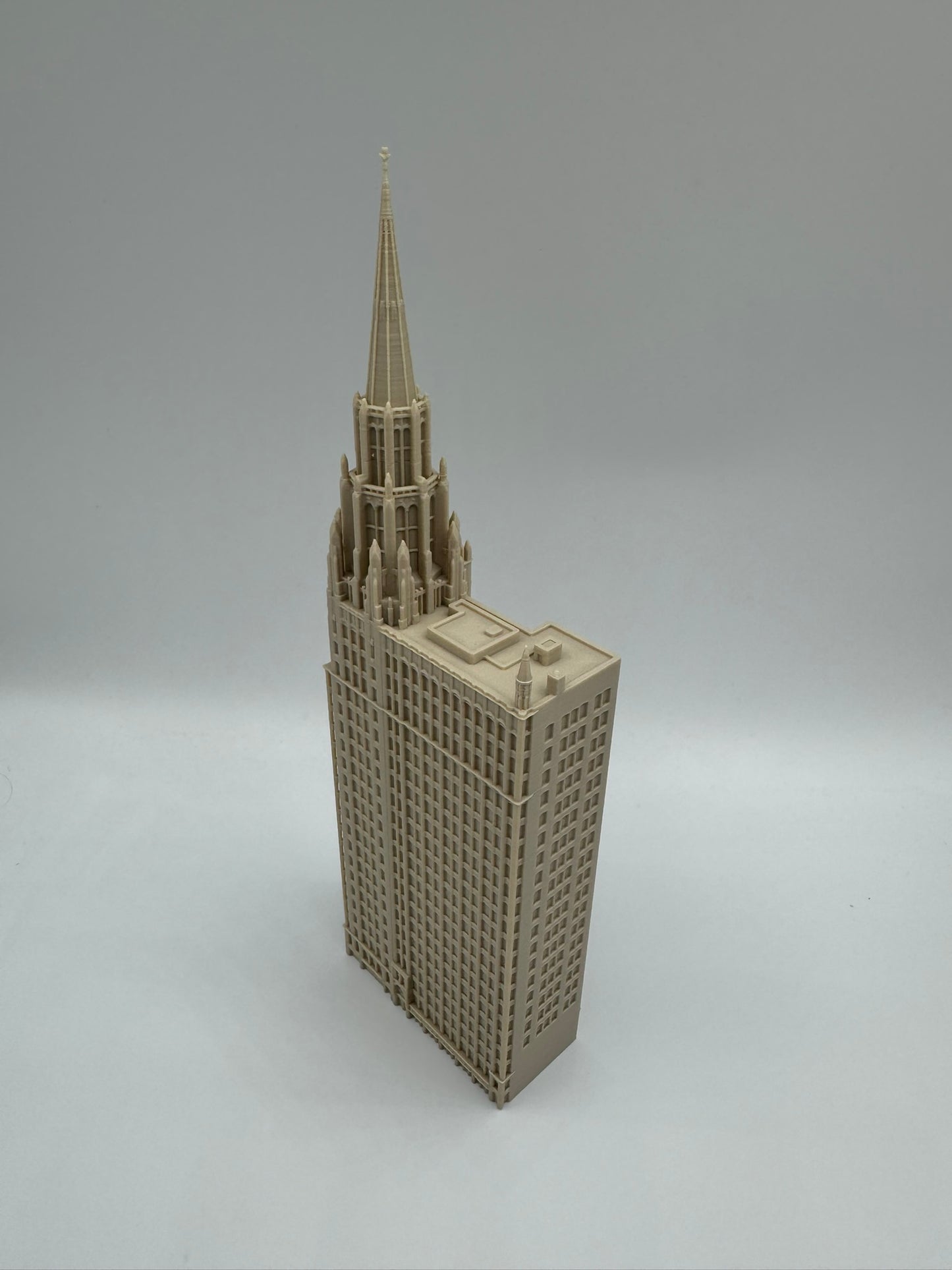 Chicago Temple Building Model- 3D Printed