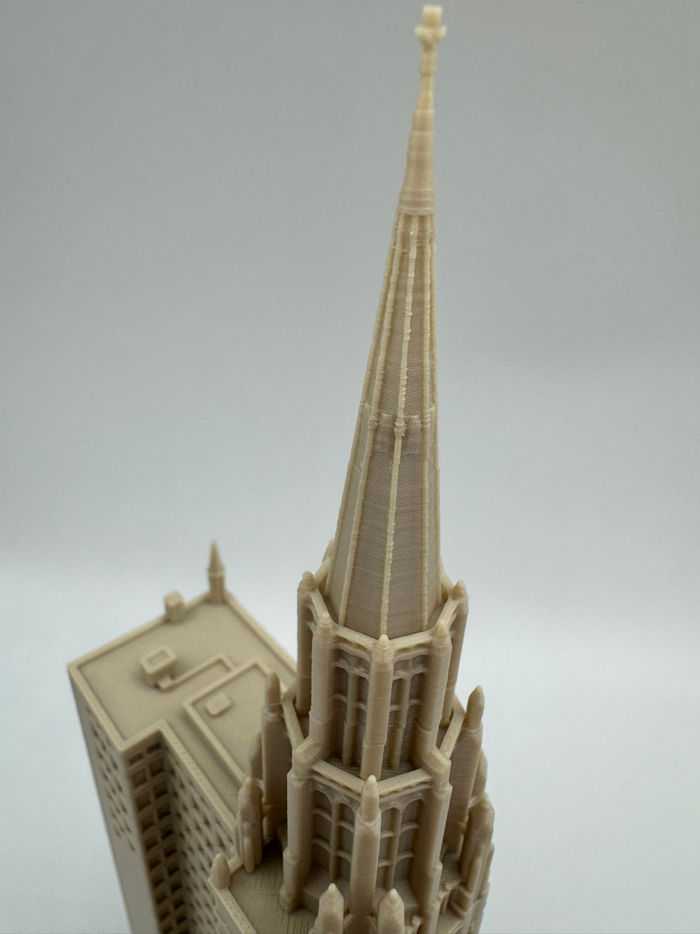 Chicago Temple Building Model- 3D Printed