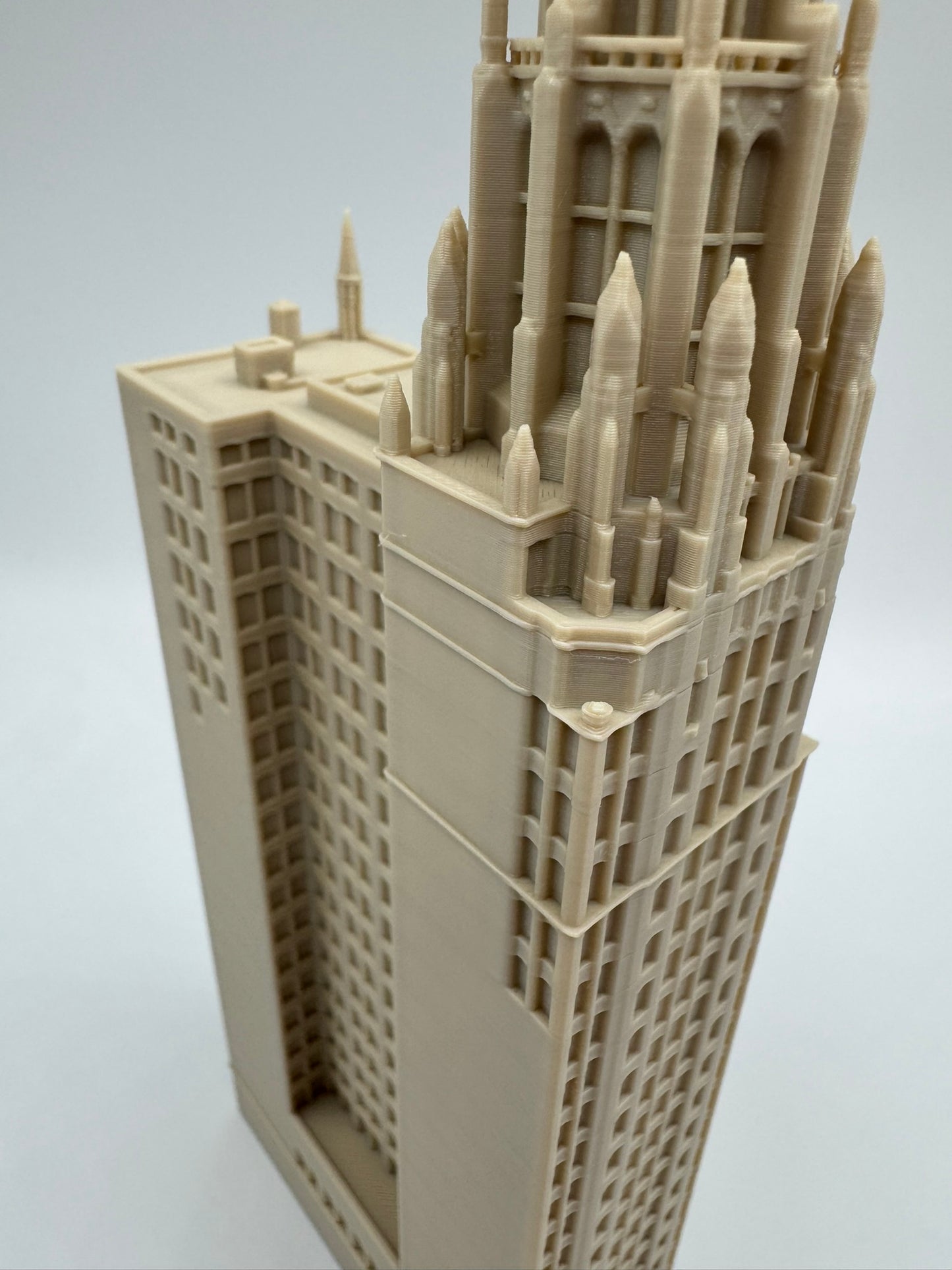 Chicago Temple Building Model- 3D Printed