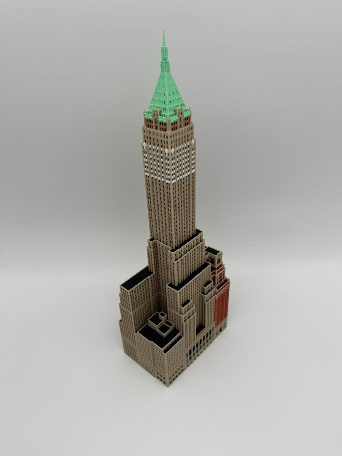 40 Wall Street Model- 3D Printed Full Color