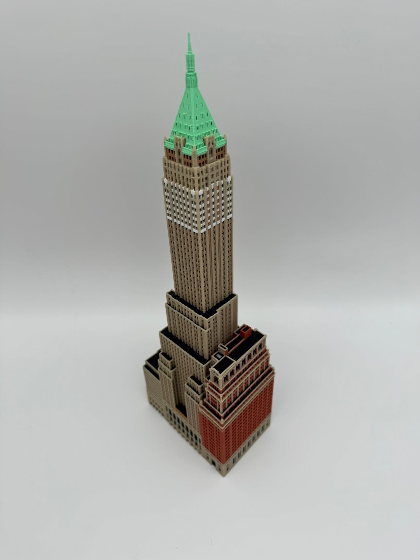 40 Wall Street Model- 3D Printed Full Color