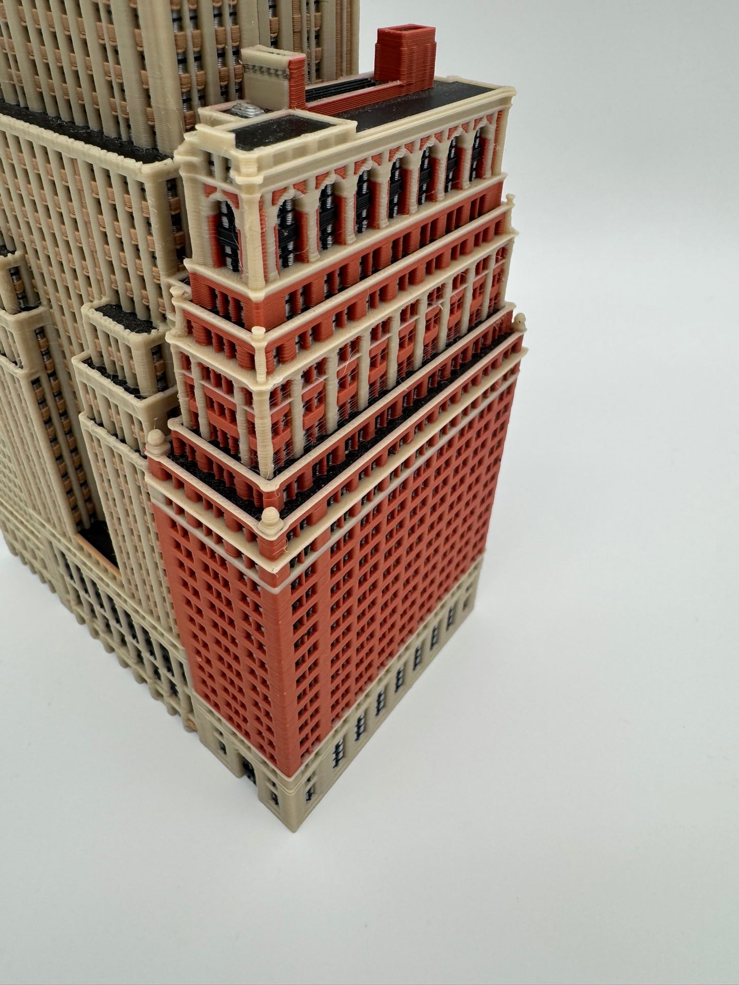 40 Wall Street Model- 3D Printed Full Color