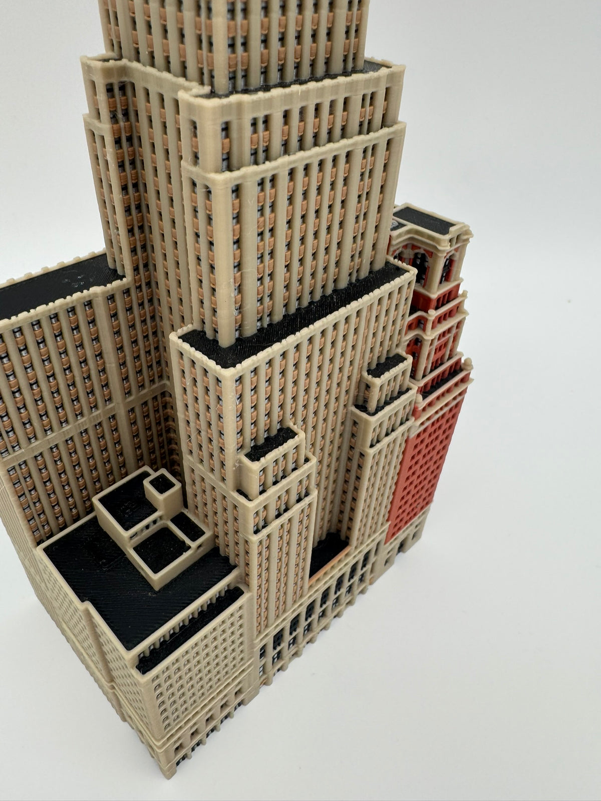 40 Wall Street Model- 3D Printed Full Color