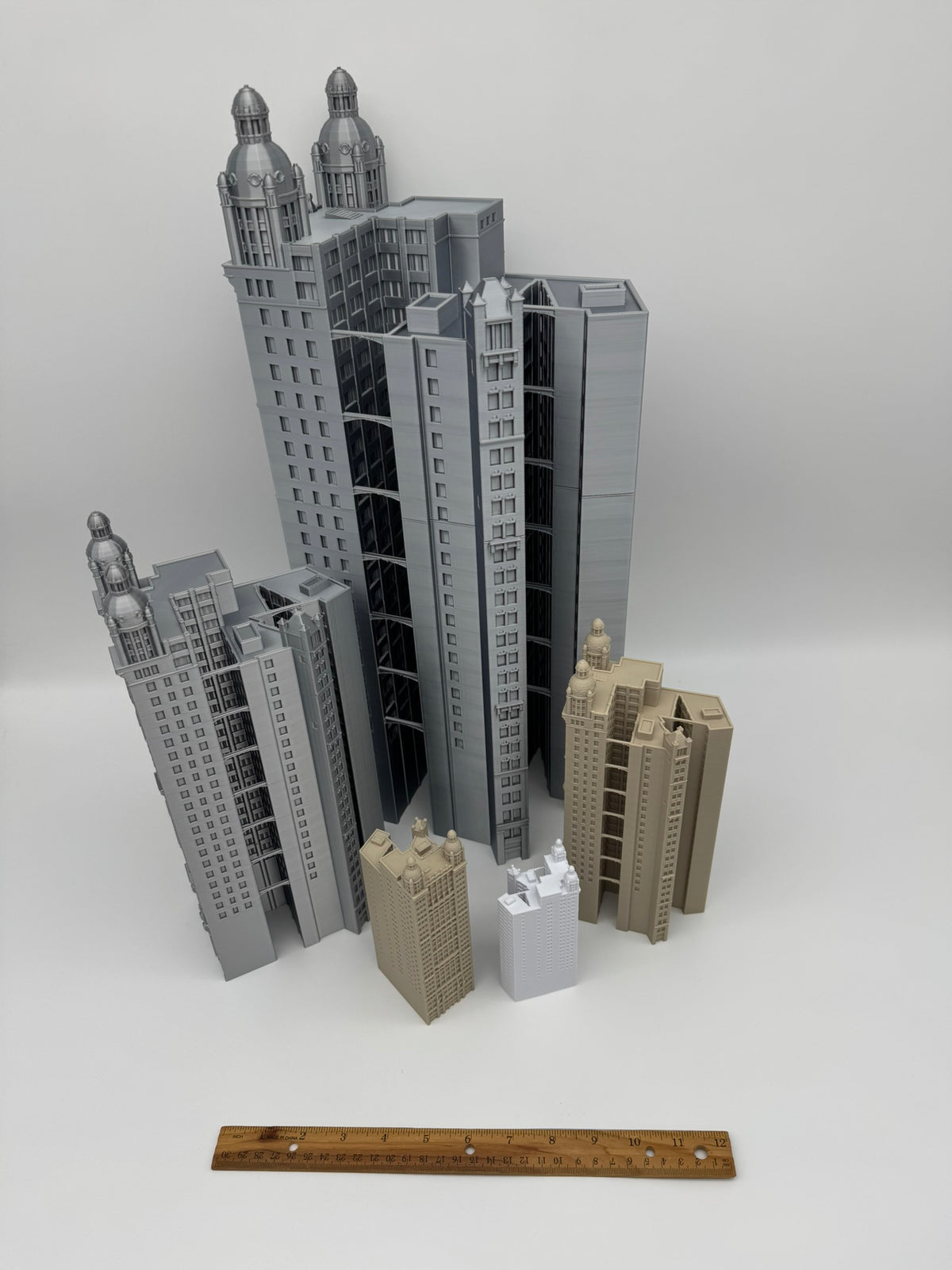 Park Row Building Model- 3D Printed