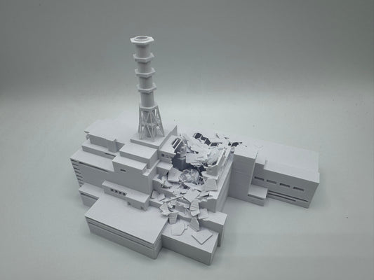 Chernobyl Nuclear Power Plant Model- 3D Printed