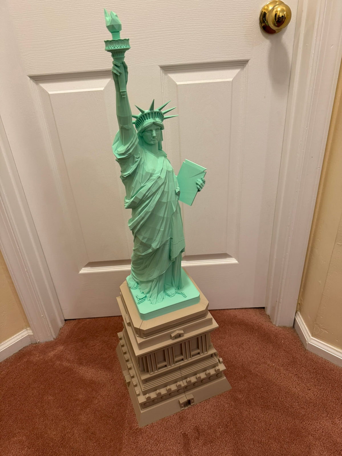 Extra Large Statue of Liberty Model- 3D Printed