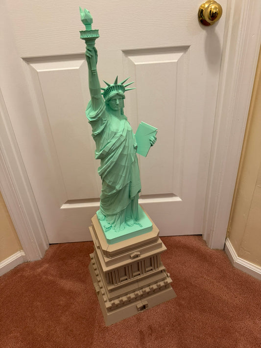 Extra Large Statue of Liberty Model- 3D Printed