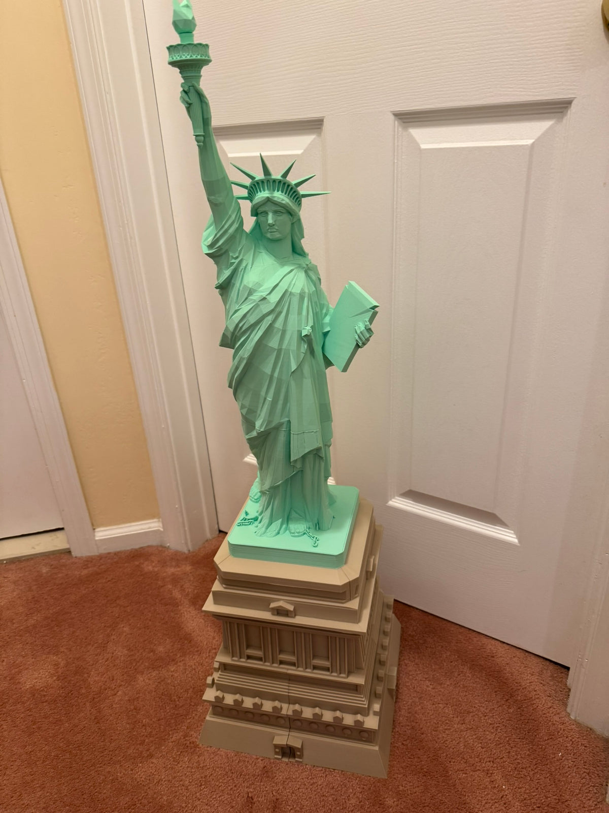 Extra Large Statue of Liberty Model- 3D Printed