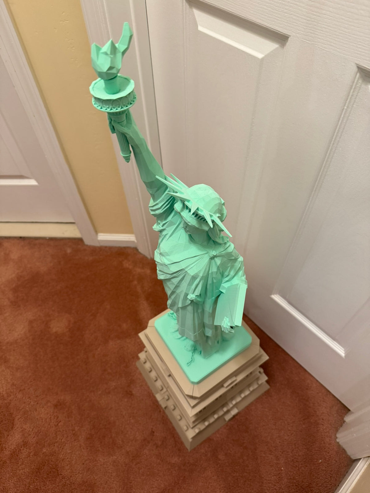 Extra Large Statue of Liberty Model- 3D Printed