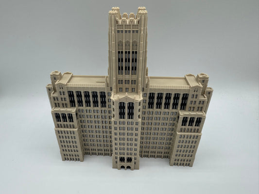 Ward Memorial Building Model- 3D Printed Full Color