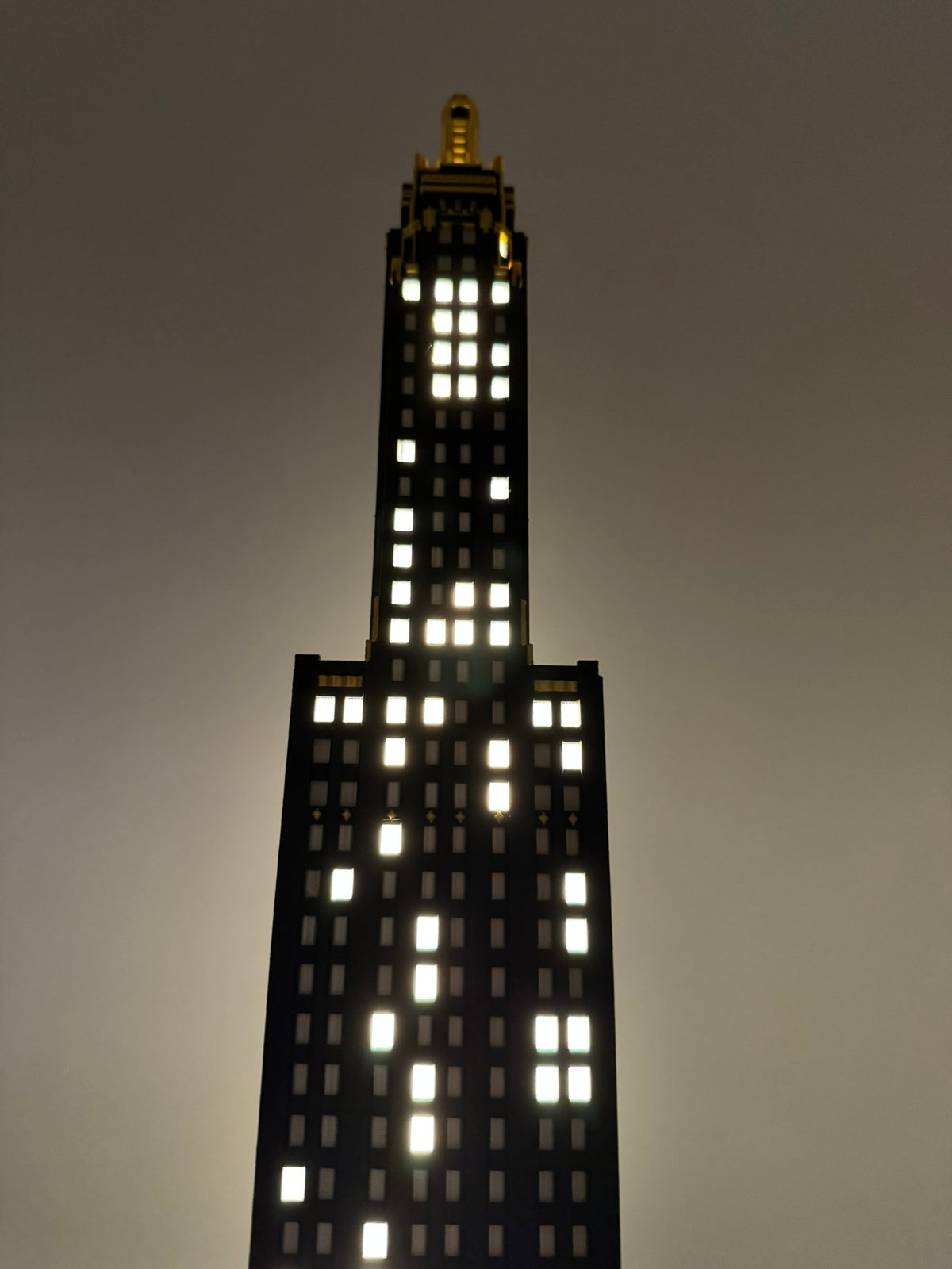 Carbide and Carbon Building Light Up Model- 3D Printed