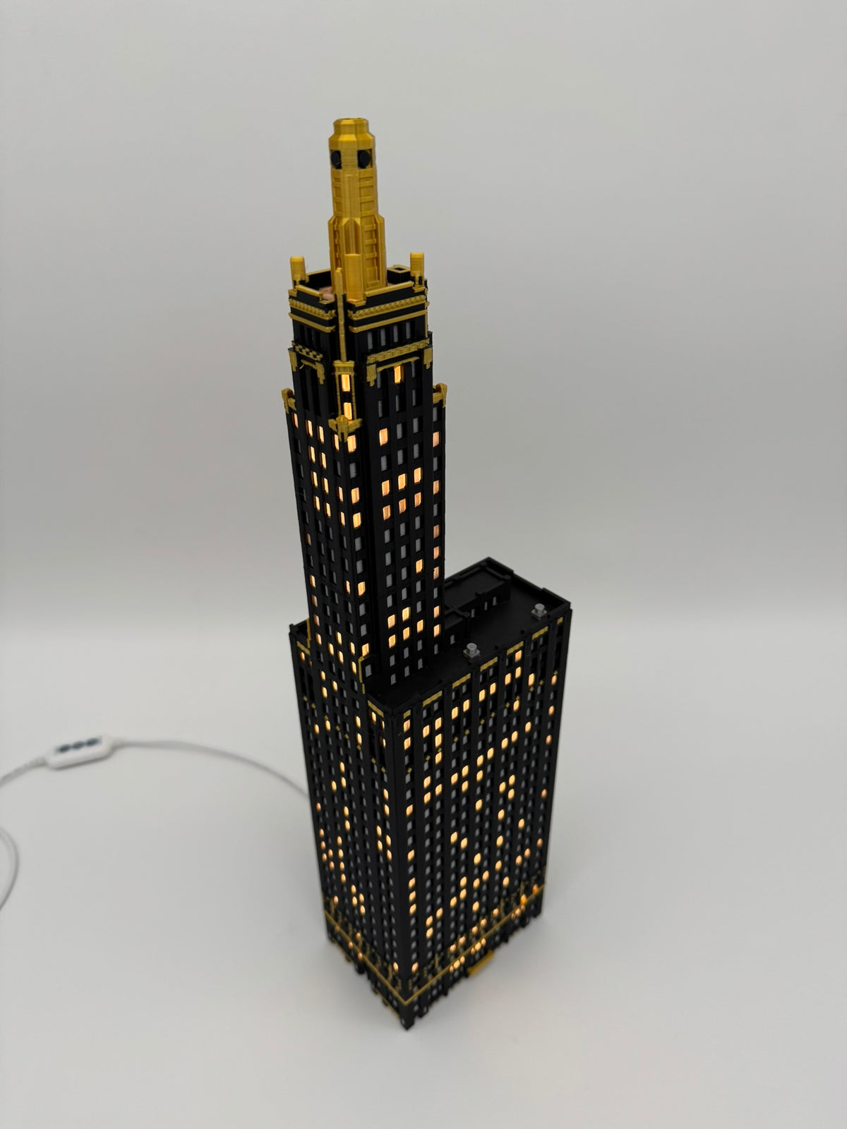 Carbide and Carbon Building Light Up Model- 3D Printed