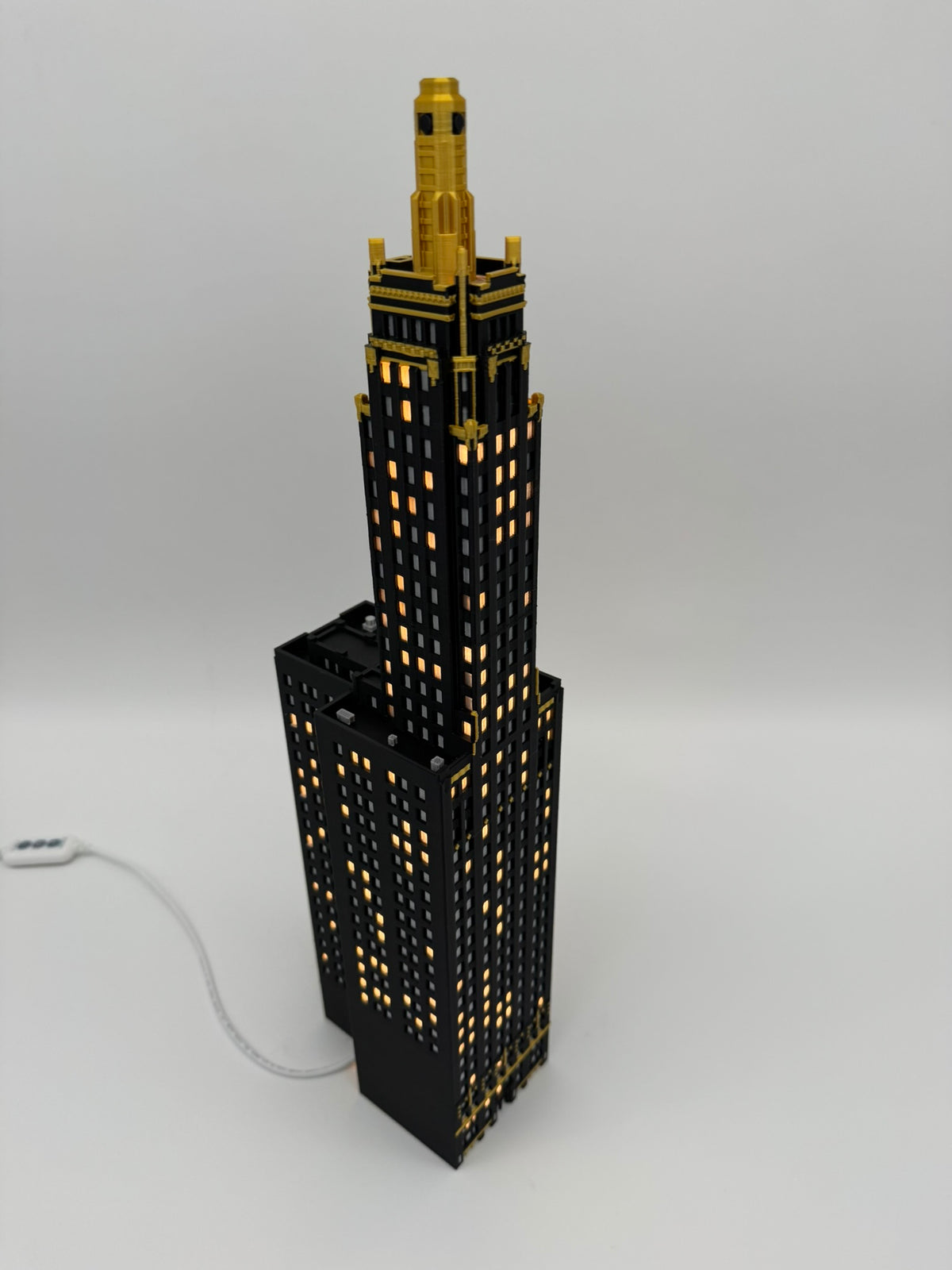 Carbide and Carbon Building Light Up Model- 3D Printed