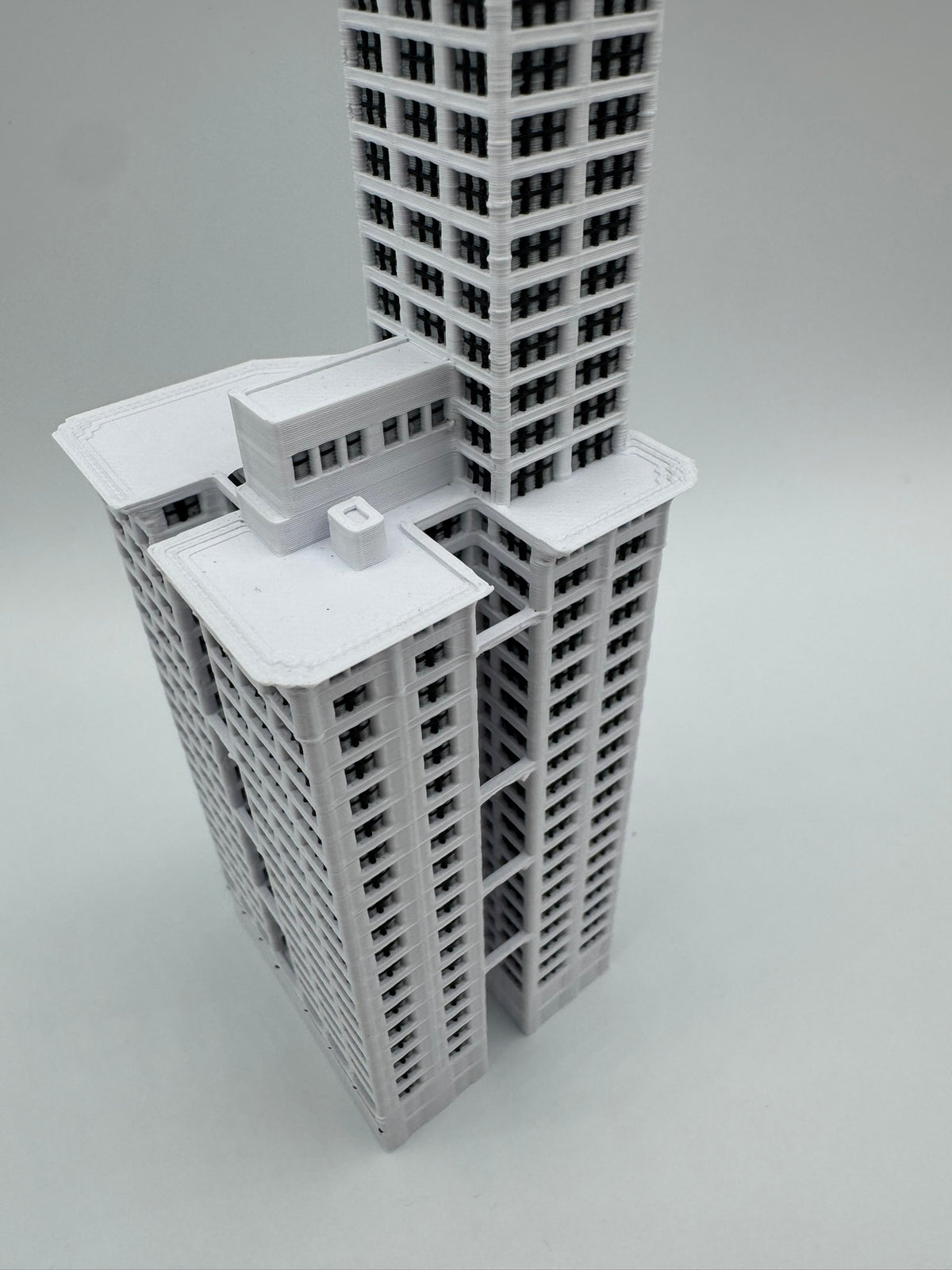 Smith Tower Model- 3D Printed Full Color