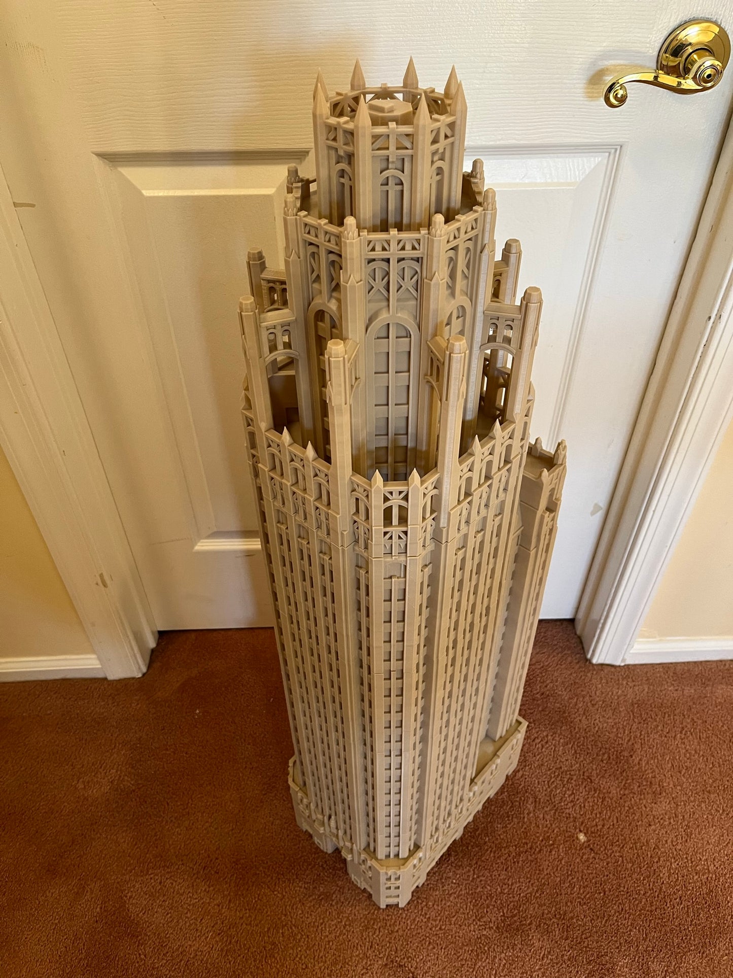 Extra Large Tribune Tower Model- 3D Printed