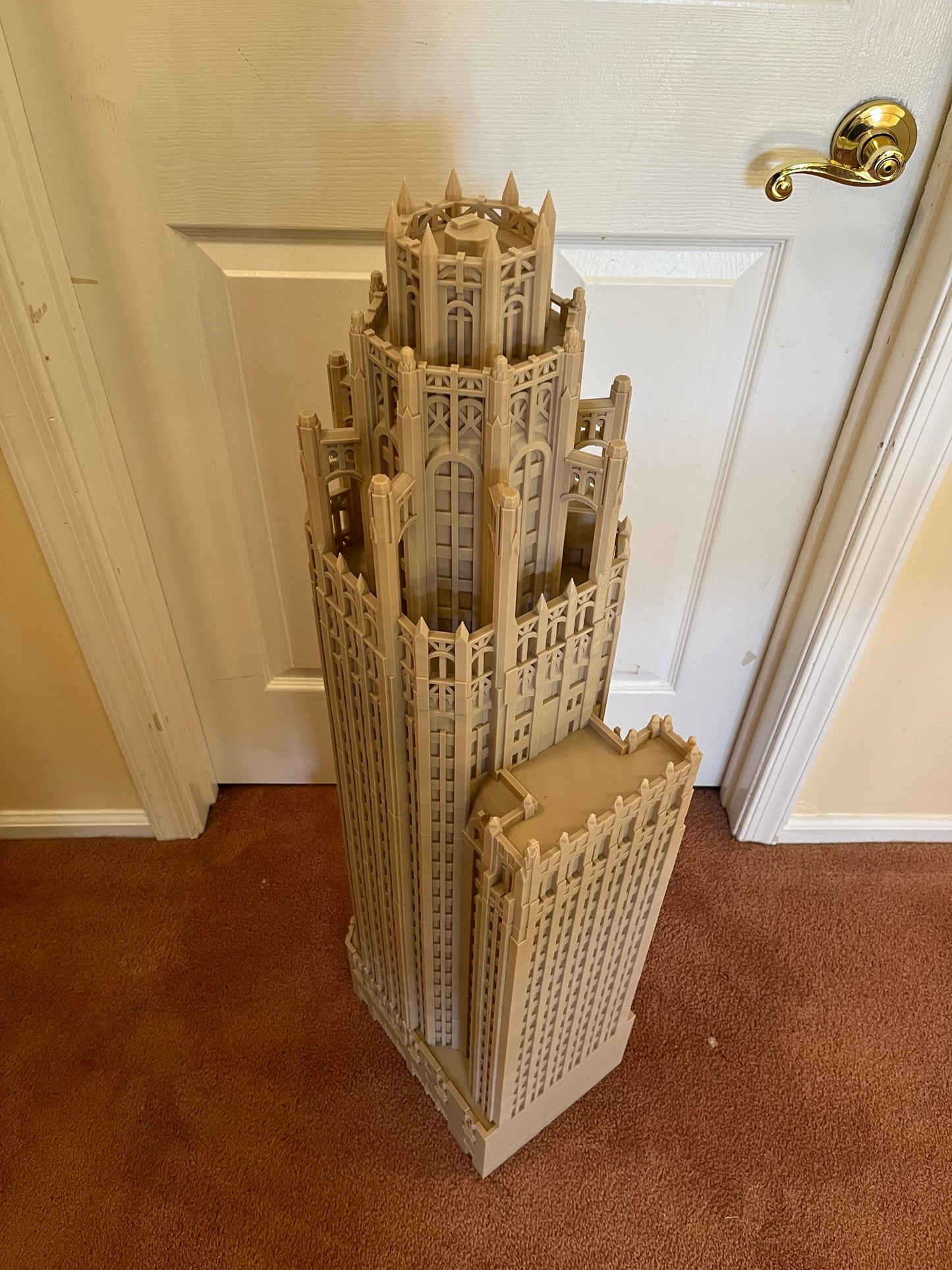 Extra Large Tribune Tower Model- 3D Printed