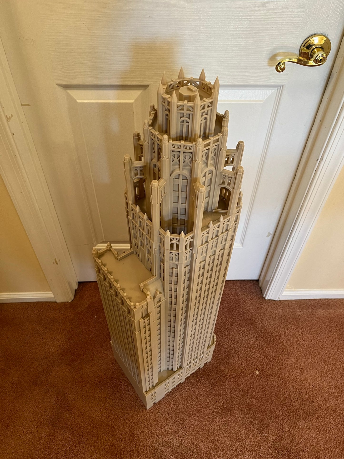 Extra Large Tribune Tower Model- 3D Printed
