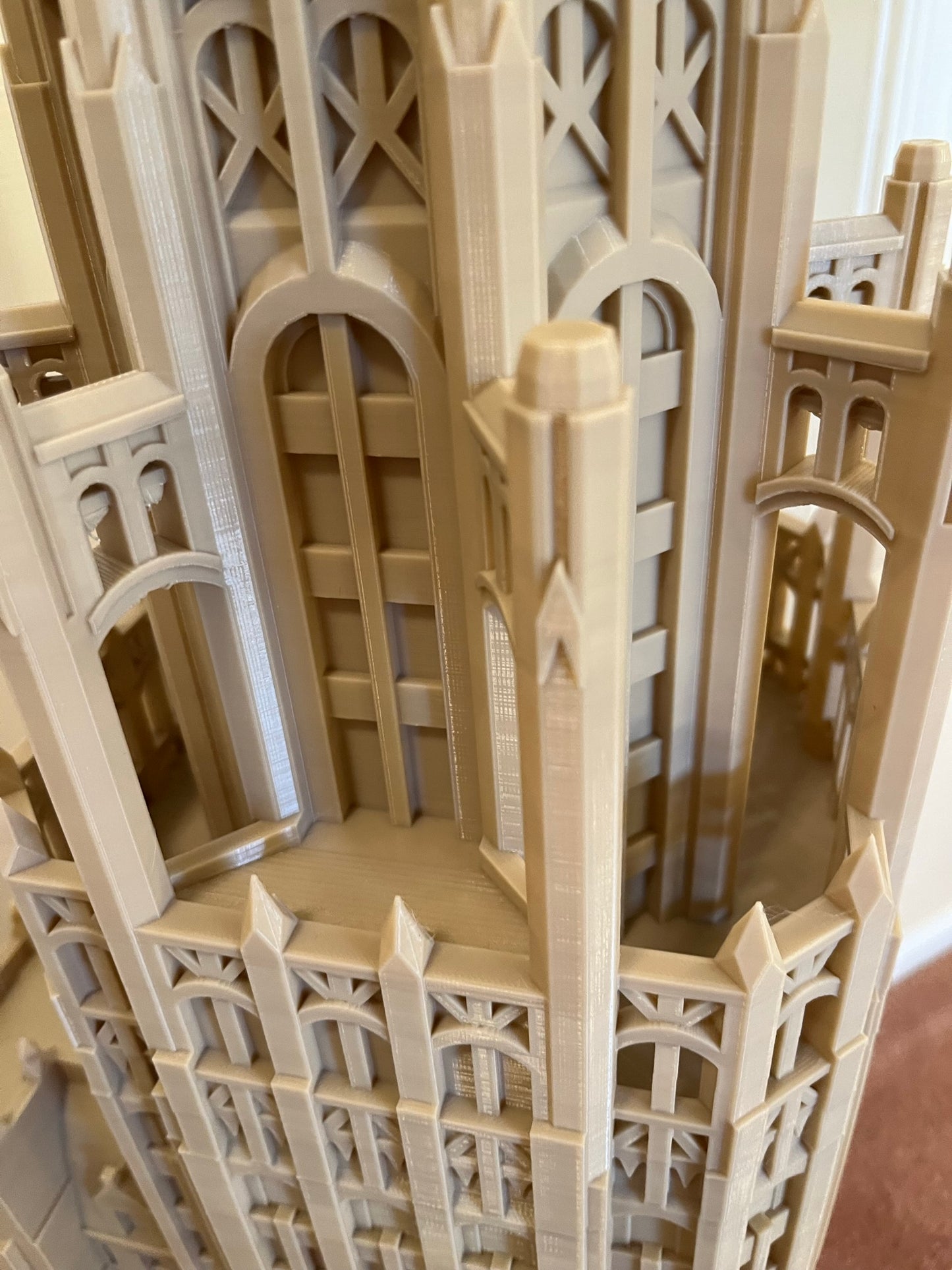Extra Large Tribune Tower Model- 3D Printed