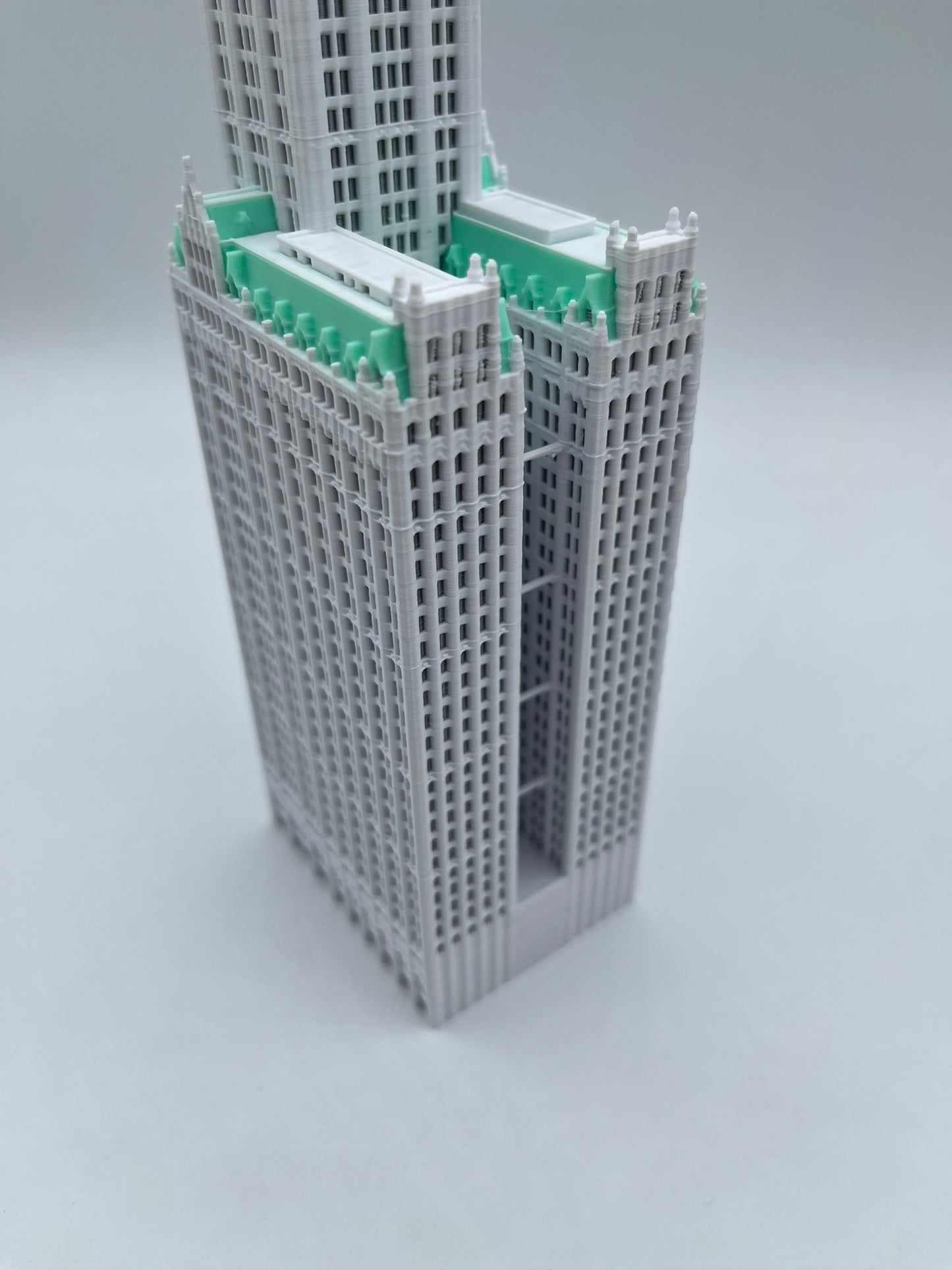 Woolworth Building Model- 3D Printed Full Color