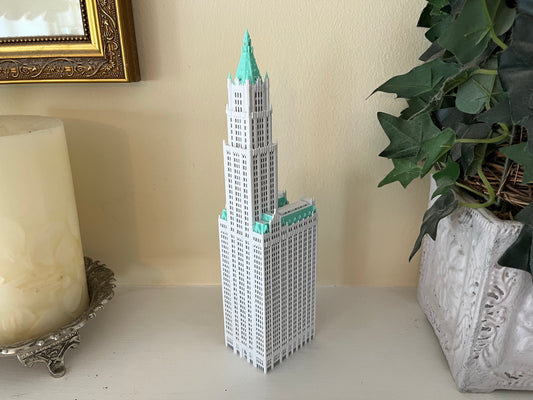 Woolworth Building Model- 3D Printed Full Color