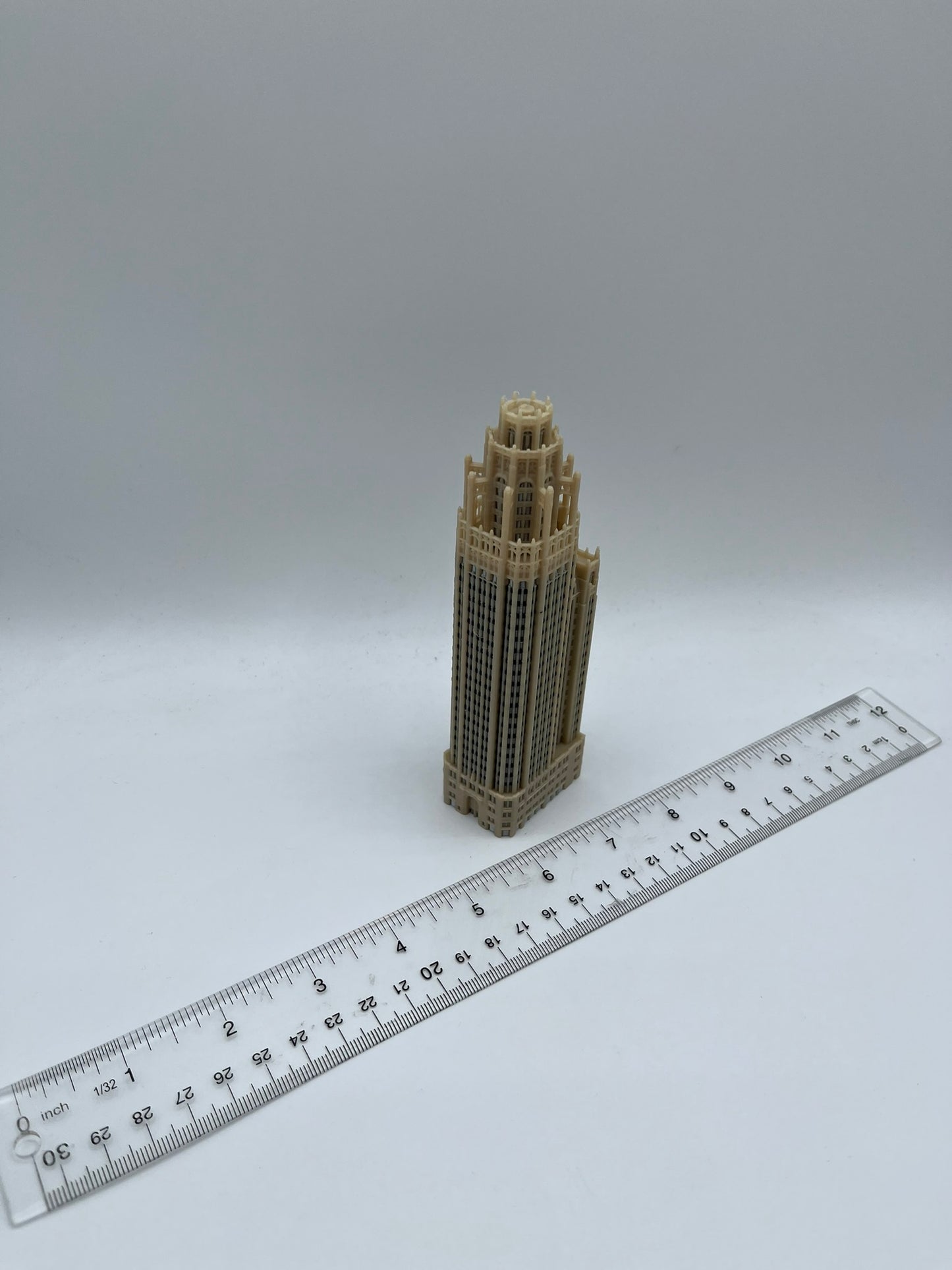 Tribune Tower Model- 3D Printed Full Color