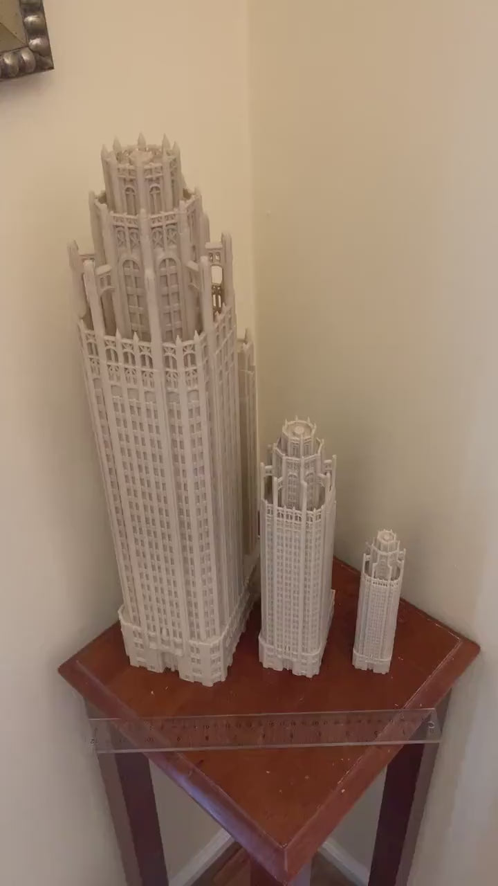 Tribune Tower Chicago 3D Printed Model