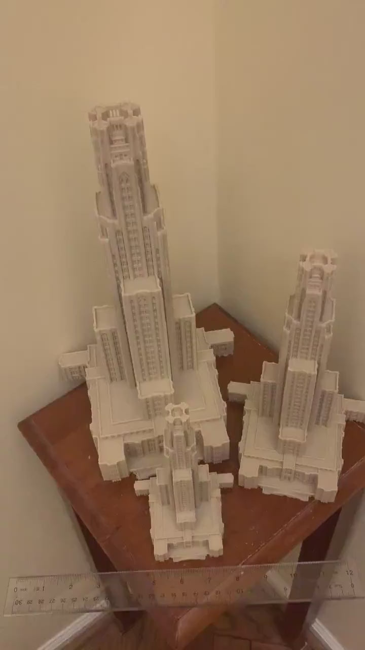 Cathedral of Learning Model- 3D Printed