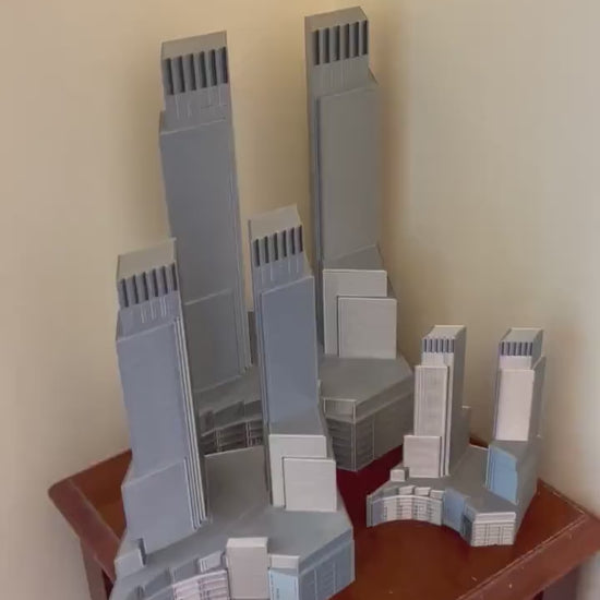 Time Warner Center Model- 3D Printed