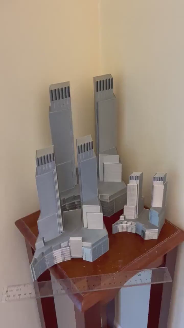 Time Warner Center Model- 3D Printed