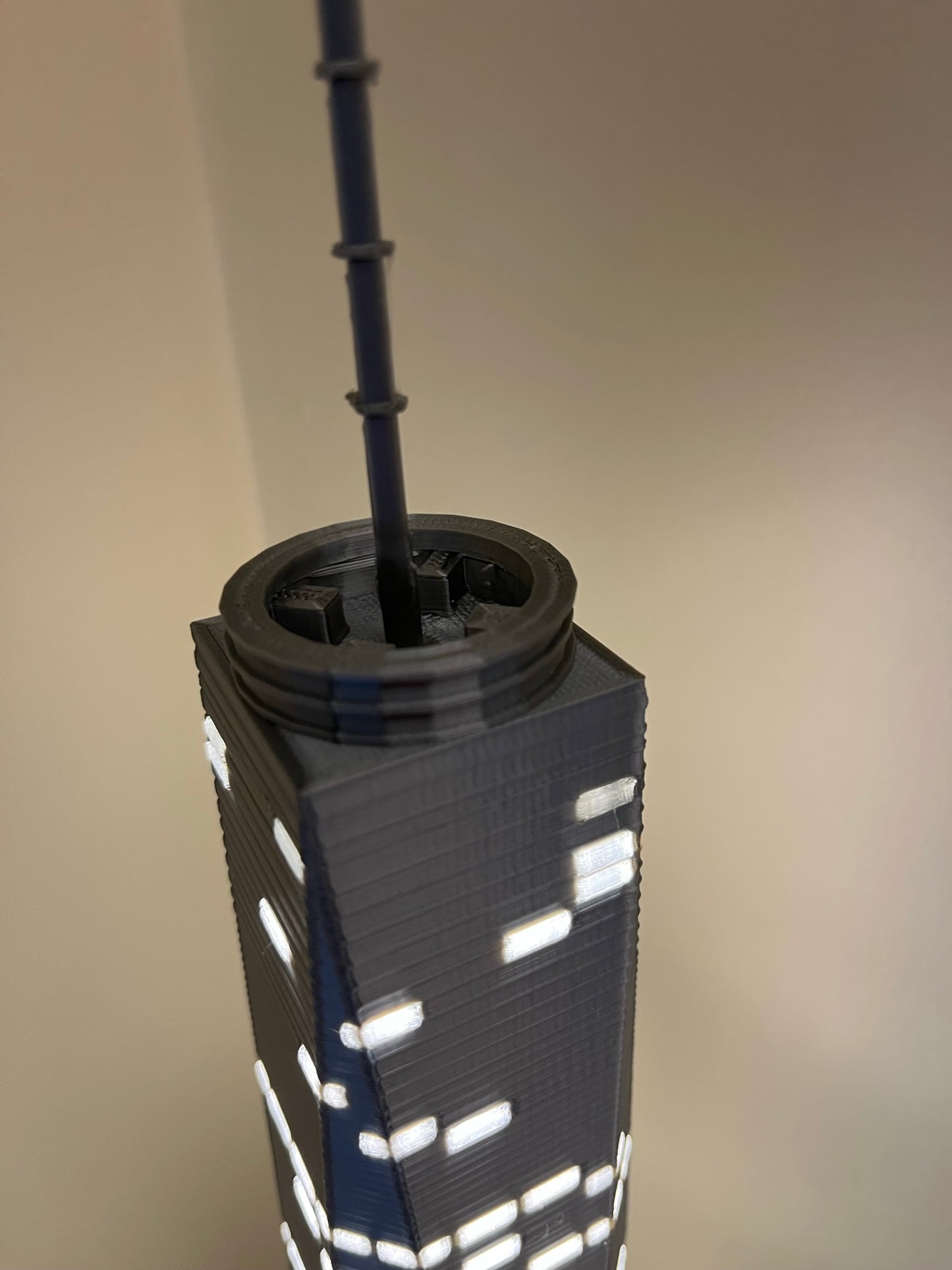 One World Trade Center Light Up Model- 3D Printed