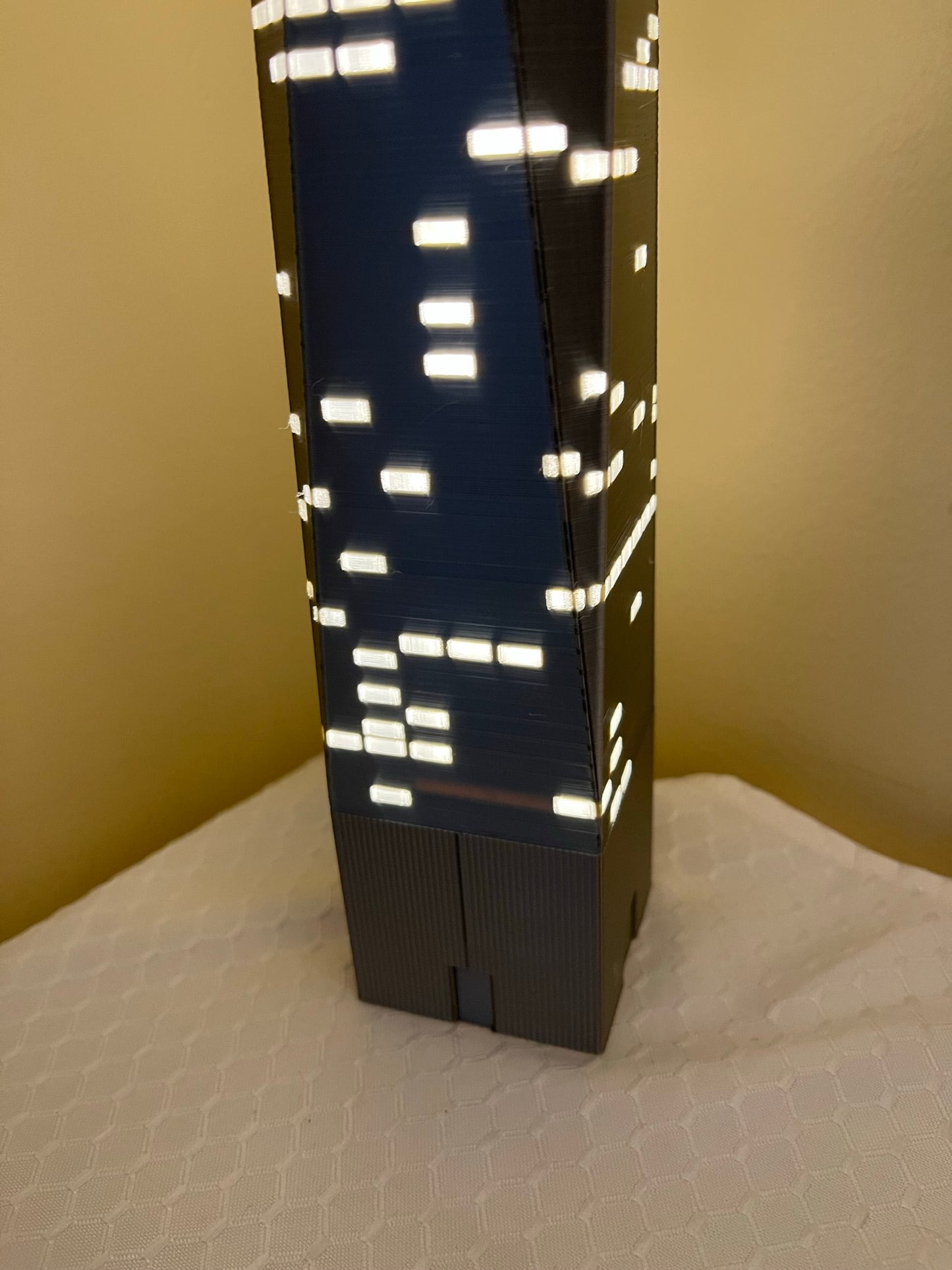 One World Trade Center Light Up Model- 3D Printed