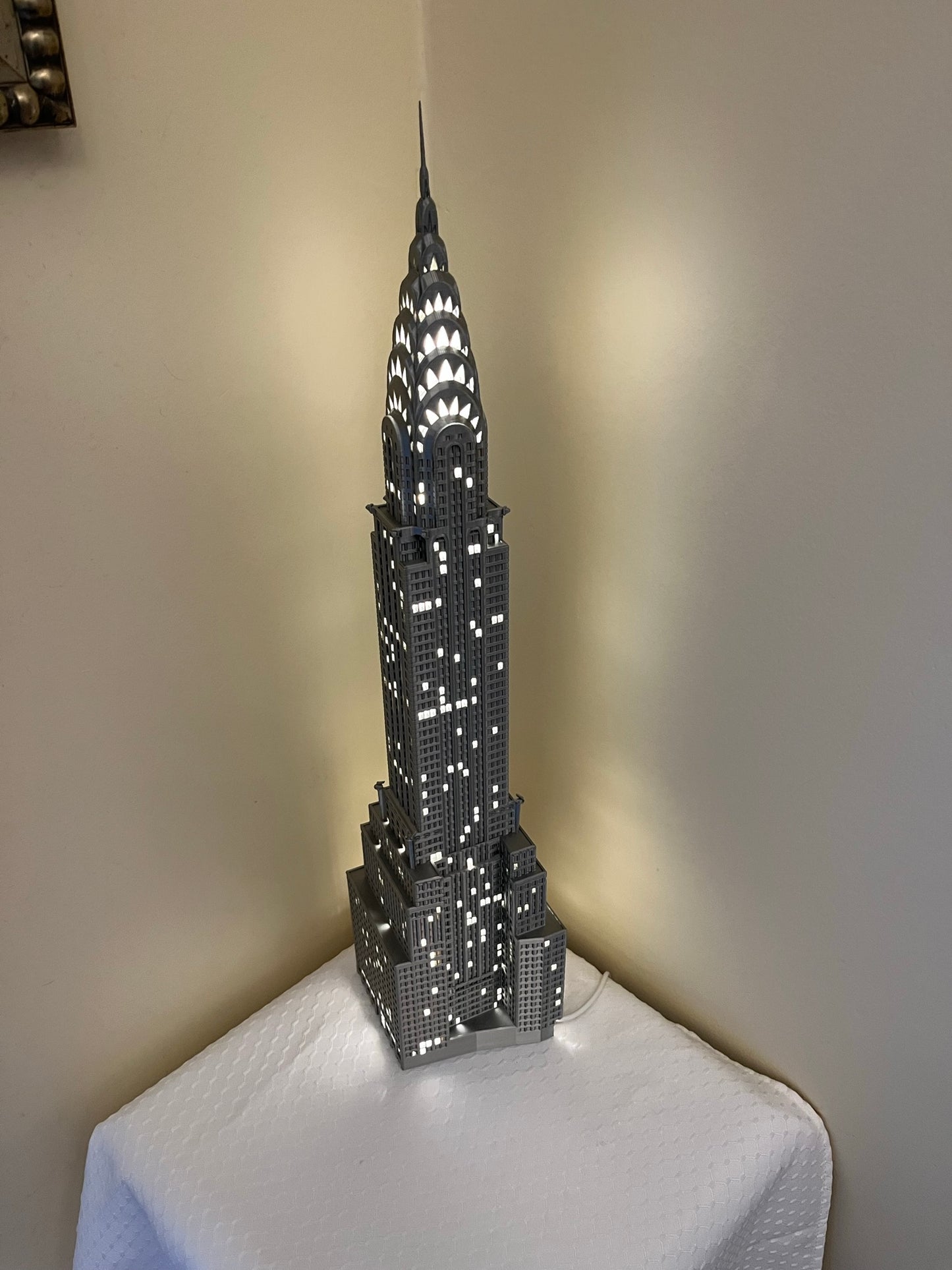 Chrysler Building Light Up Model- 3D Printed