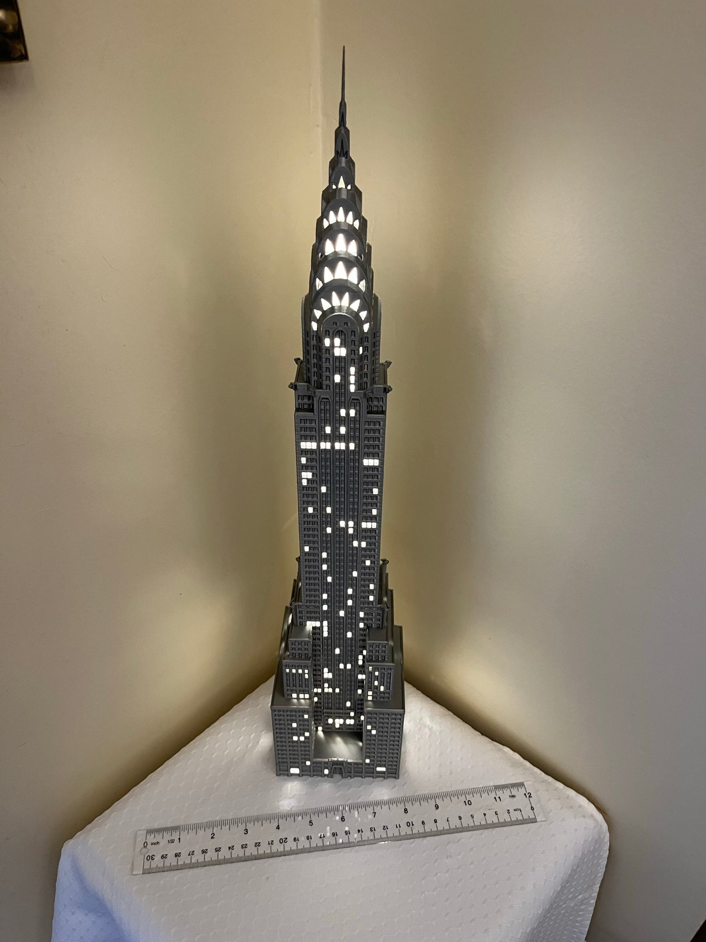 Chrysler Building Light Up Model- 3D Printed